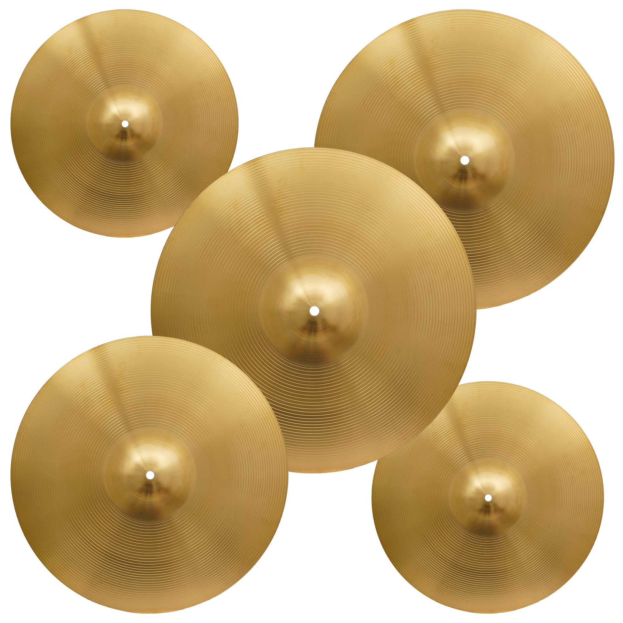 Premium 5-Piece Alloy Drum Cymbal Set (14