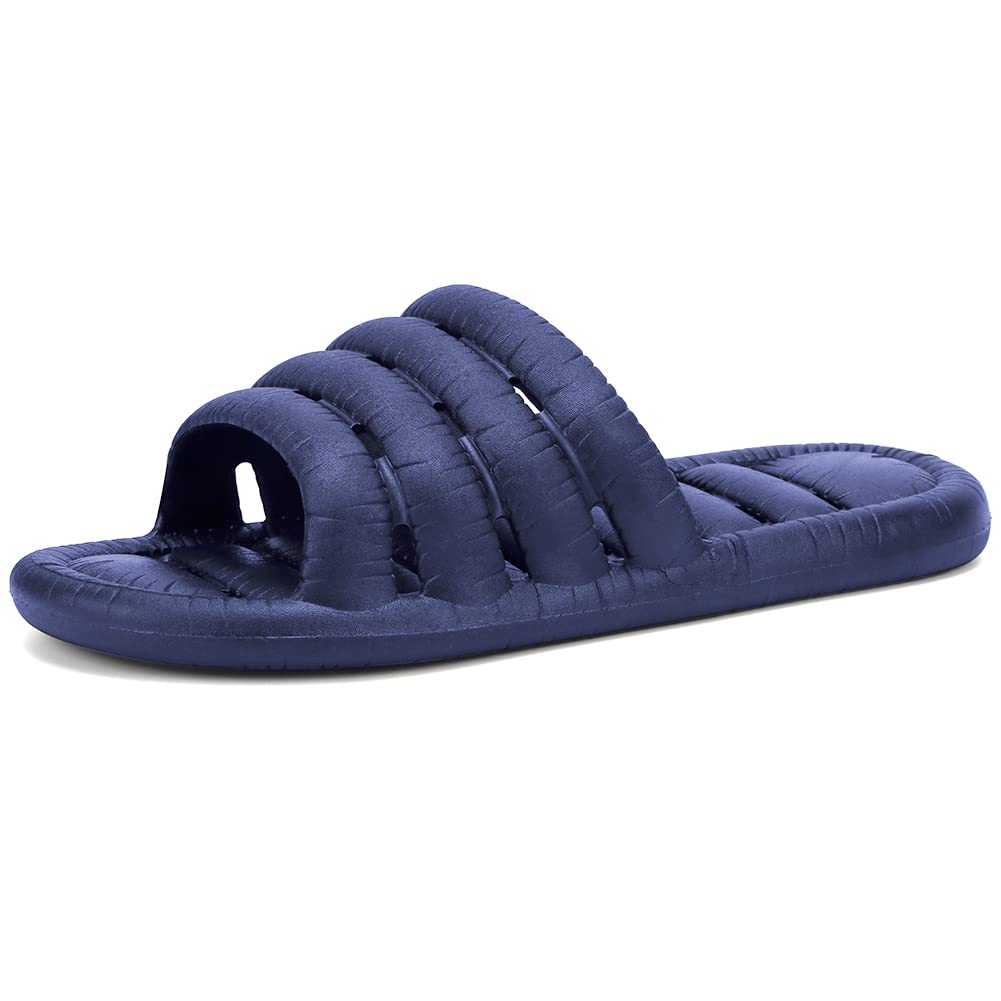**FINLEOO Quick-Dry Shower Sandals with Drainage Holes - Non-Slip Bathroom & Gym Slippers for Men & Women - Soft Sole Open-Toe House Slippers for Indoor/Outdoor Use**    *(Use Cases: Perfect for Bathroom, Poolside, Gym, Spa, Travel, or Everyday Indoor Comfort)*