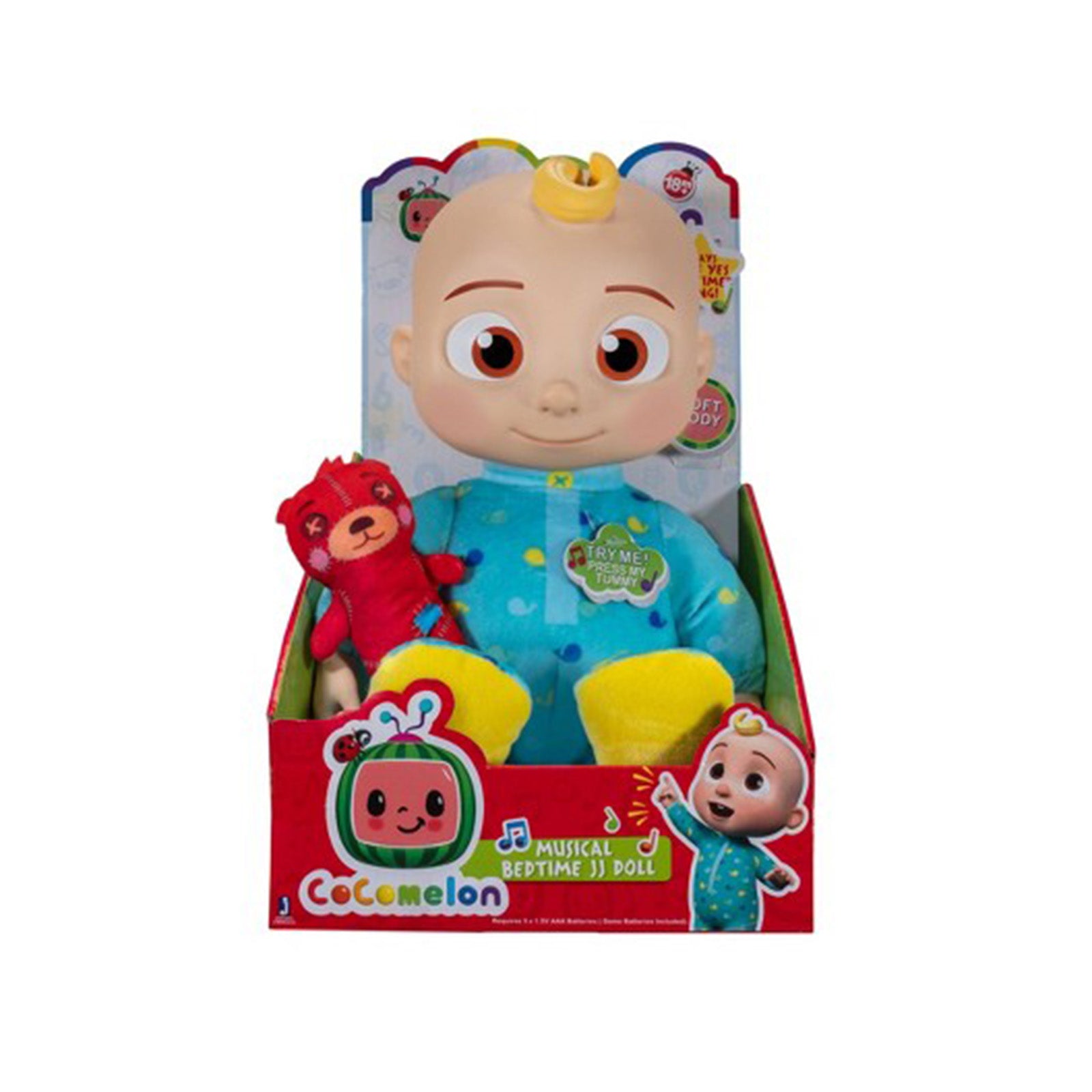 Cocomelon JJ Plush Doll - Soft Stuffed Animal Toy for Kids, Perfect for Bedtime, Nursery Decor & Gift for Toddlers | Cuddly Companion for Sleep, Play & Learning