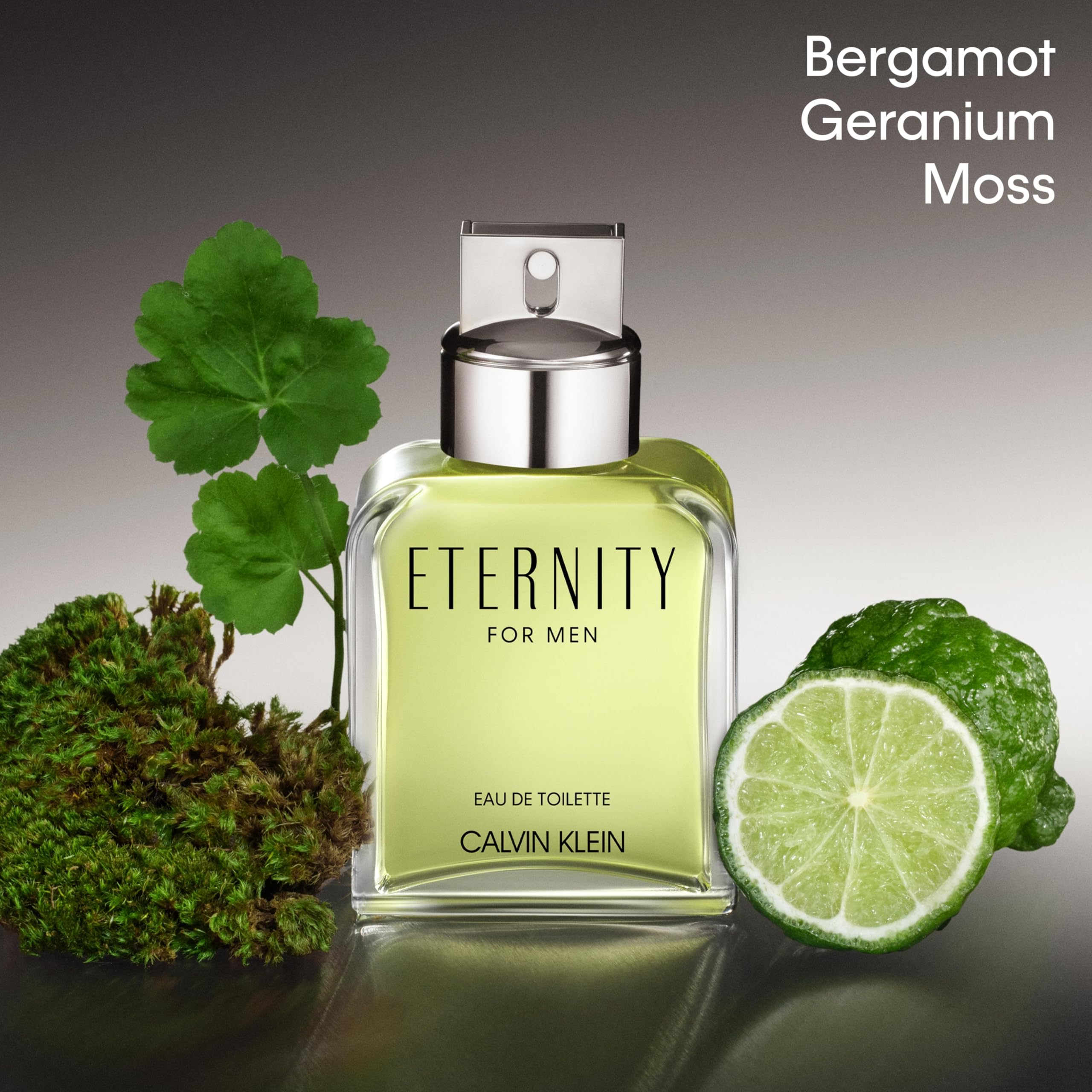 Calvin Klein Eternity Eau de Toilette for Men - Fresh Fougère Cologne with Mandarin, Sage, Cedarwood & Amber Notes - Long Lasting Fragrance Spray - Perfect for Daily Wear, Office & Date Nights