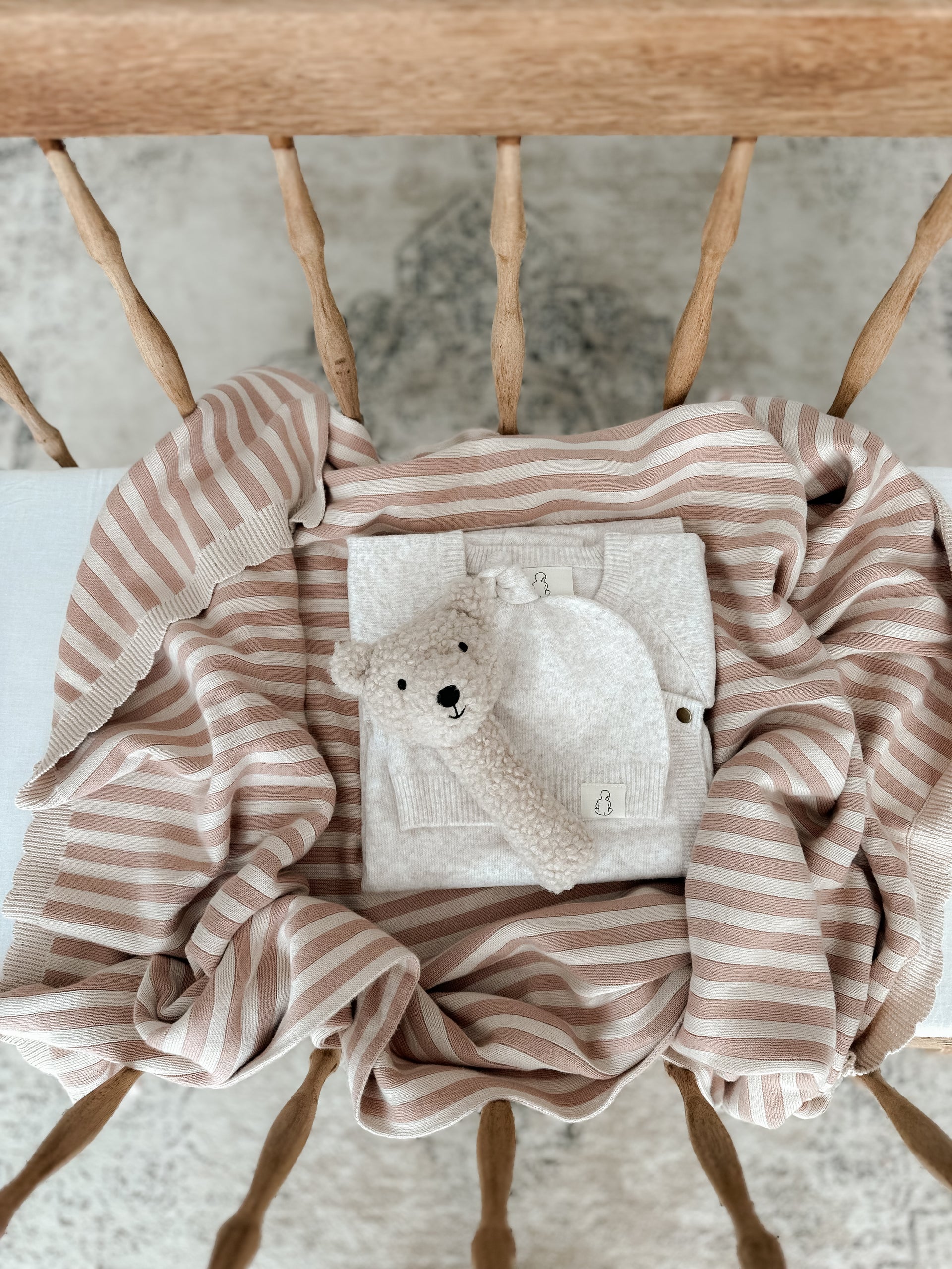 Pop Ya Tot Little Teddy Rattle Toy - Soft Plush Baby Shaker for Newborns & Infants - Perfect for Playtime, Nursery Decor, and Sensory Development