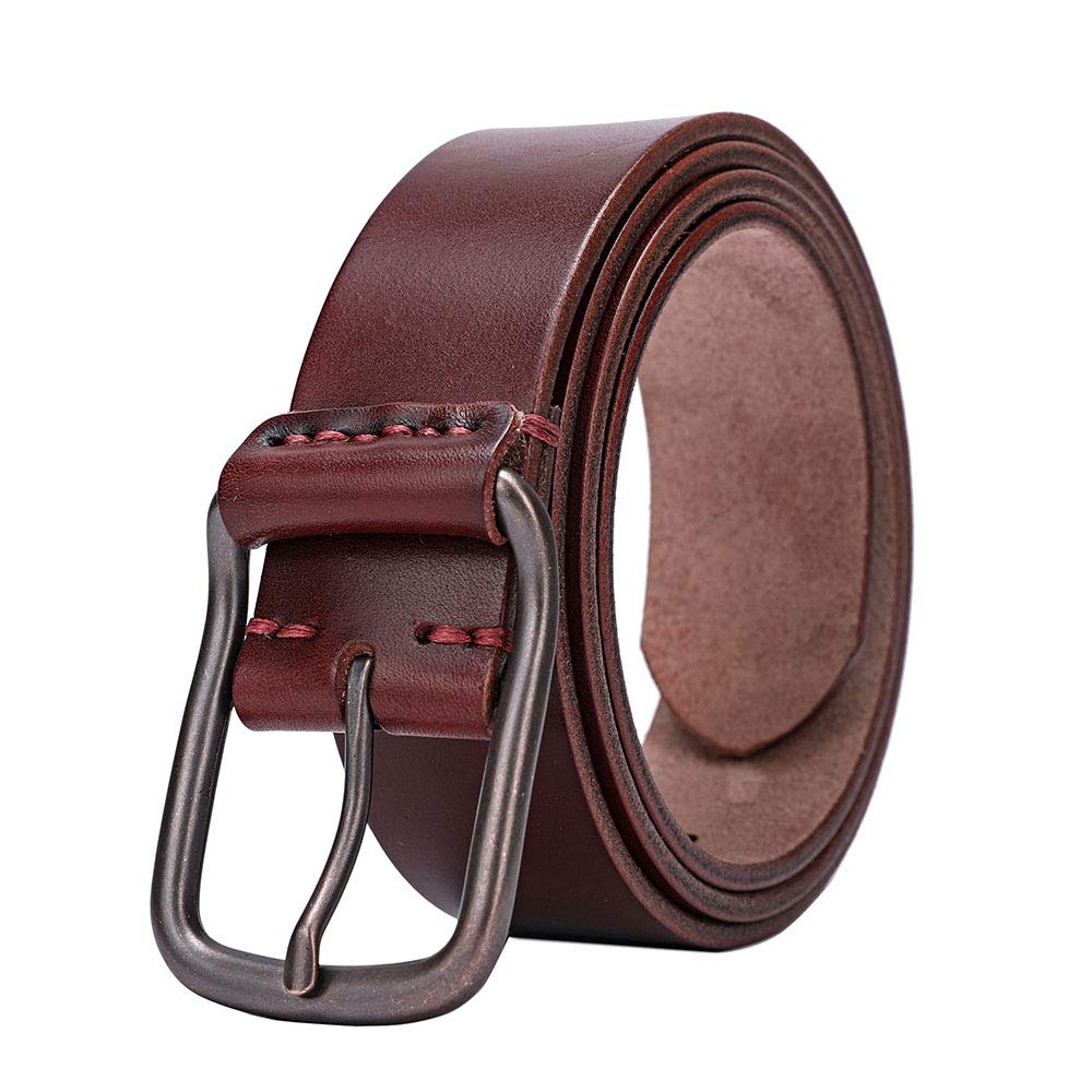 Premium Genuine Leather Dress Belt for Men - 1.5