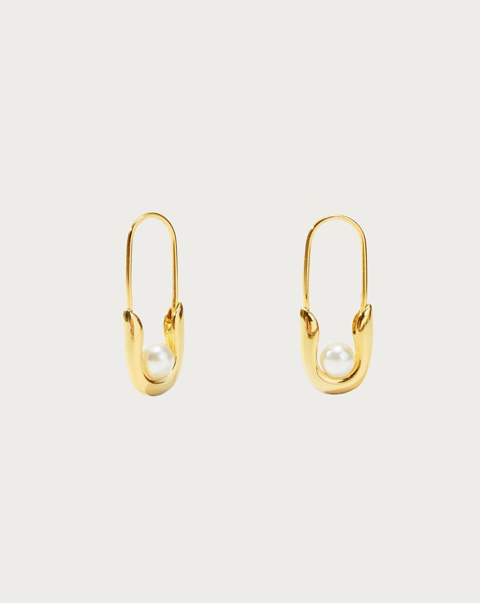 Stylish Petite Safety Pin Earrings for Women - Trendy Minimalist Jewelry for Everyday Wear & Special Occasions
