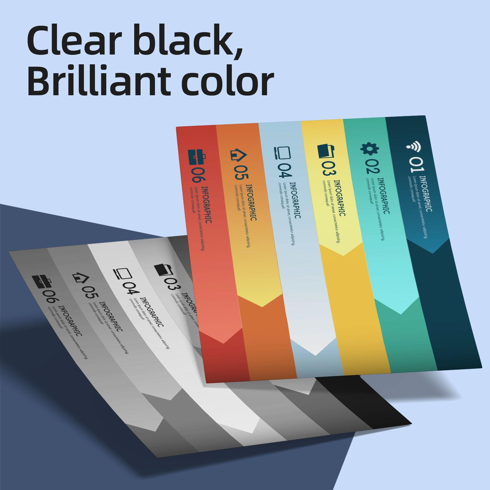 HP 67XL Printer Ink Cartridges Black & Color Combo Pack - Compatible with HP DeskJet 2700/2755e/2855e/4155e/4255e/4100e & Envy 6000/6055e/6400/6455e Printers - High-Quality Replacement Ink for Home & Office Printing Needs