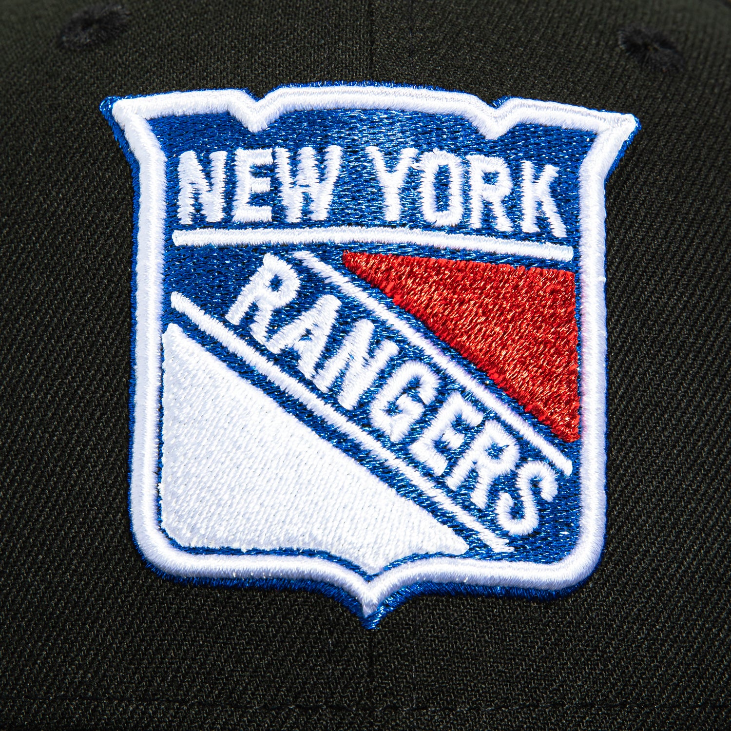 New Era 59Fifty New York Rangers Team UV Protection Baseball Cap - Black | Official NHL Licensed Snapback Hat for Men & Women | Perfect for Baseball Games, Outdoor Sports & Fan Collections