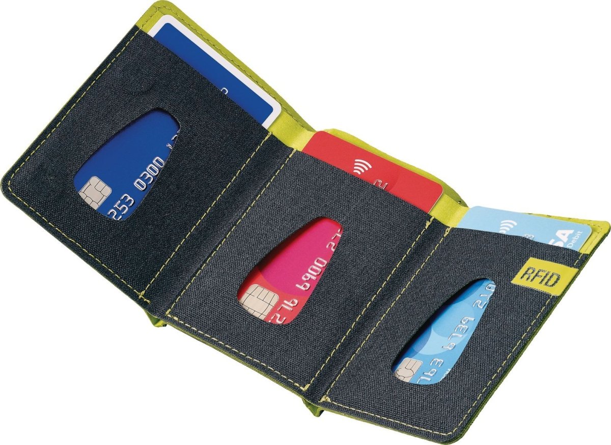 Go Travel The Micro Wallet RFID - Slim & Secure Travel Wallet for Credit Cards, Passport & Cash | Perfect for Airports, Business Trips & Daily Use