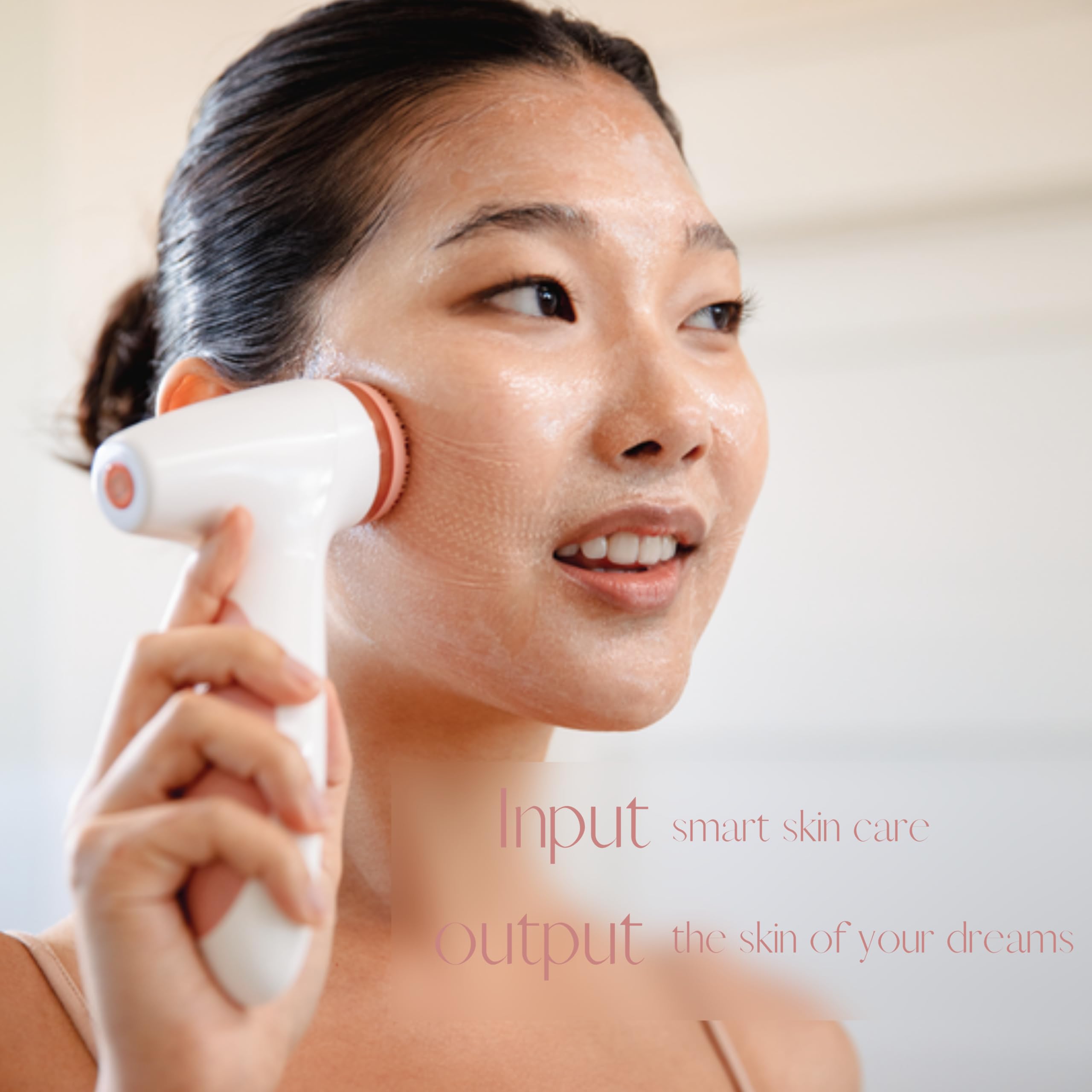Nu Skin ageLOC LumiSpa iO Smart Facial Cleansing & Skincare System - Rose Gold | Anti-Aging & Deep Cleansing Device for Glowing Skin | 2-Minute Morning & Night Routine | Perfect for Busy Professionals & Skincare Enthusiasts
