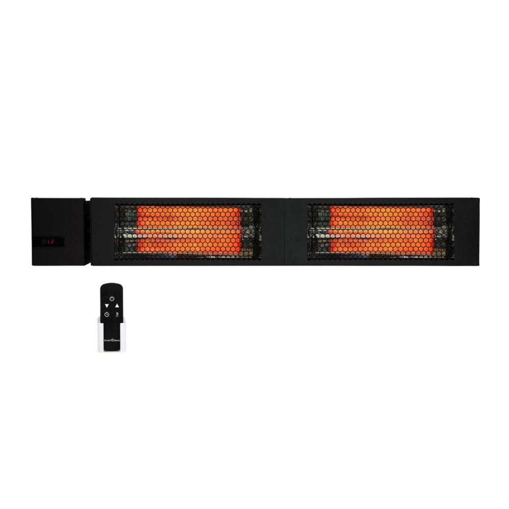 King Electric SmartWave 42 Inch 3000W Infrared Patio Heater with Remote Control - Outdoor Heating for Backyard, Deck, Restaurant & Commercial Use