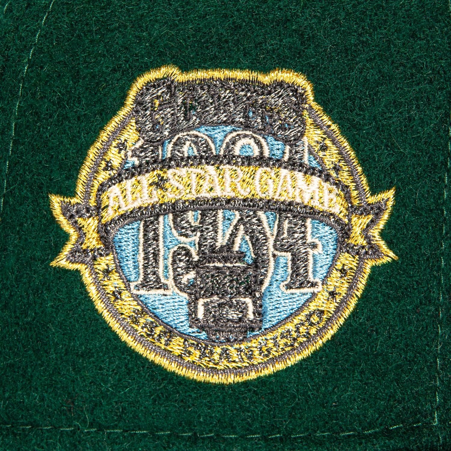 San Francisco Giants 1984 All Star Game Patch 59Fifty Fitted Hat by New Era - Green & Navy Baseball Cap for Men, Sports Fans & Collectors - Perfect for Games, Tailgating & Streetwear Fashion