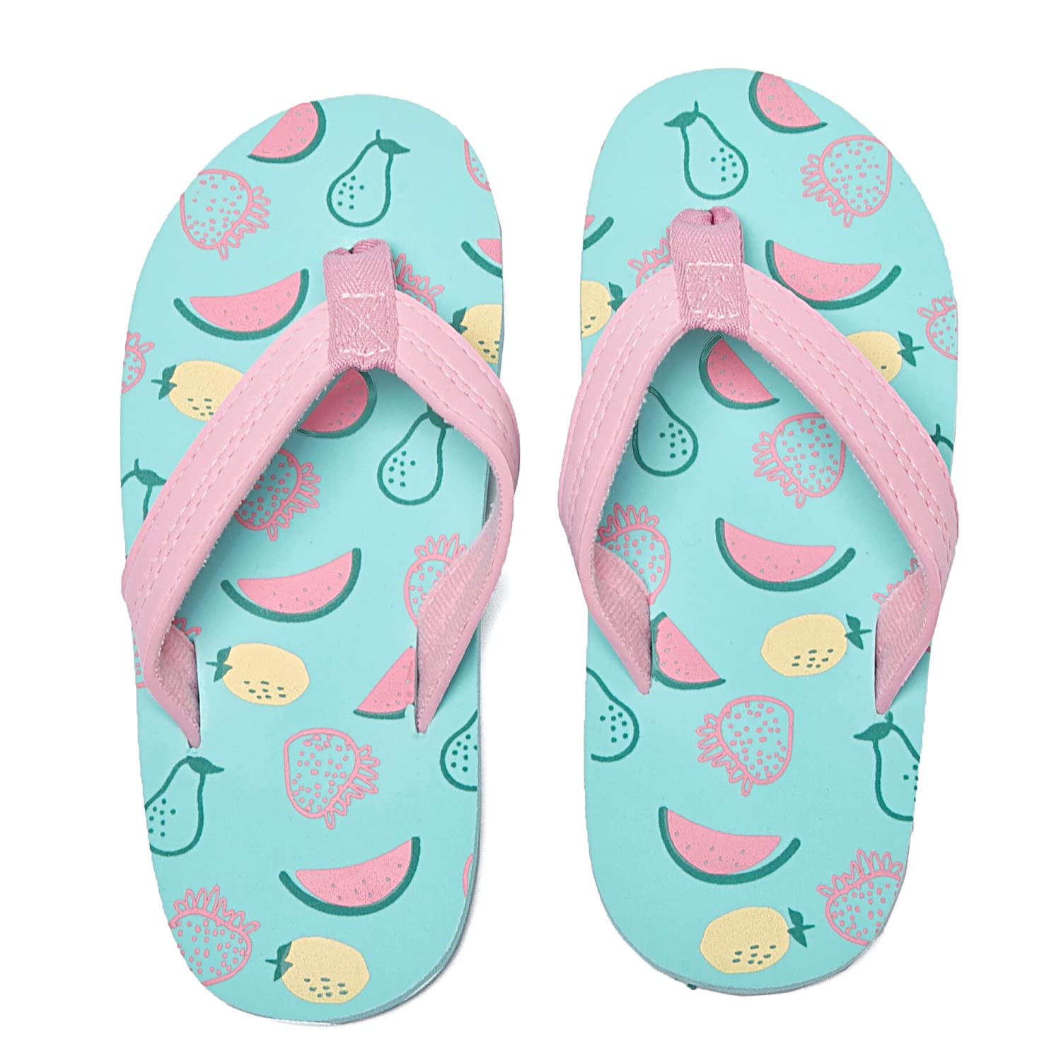 Ceruwum Non-Slip Flip Flops for Big Girls - Comfortable Beach & Pool Sandals for Women - Perfect for Summer Vacations, Water Parks, and Backyard Lounging