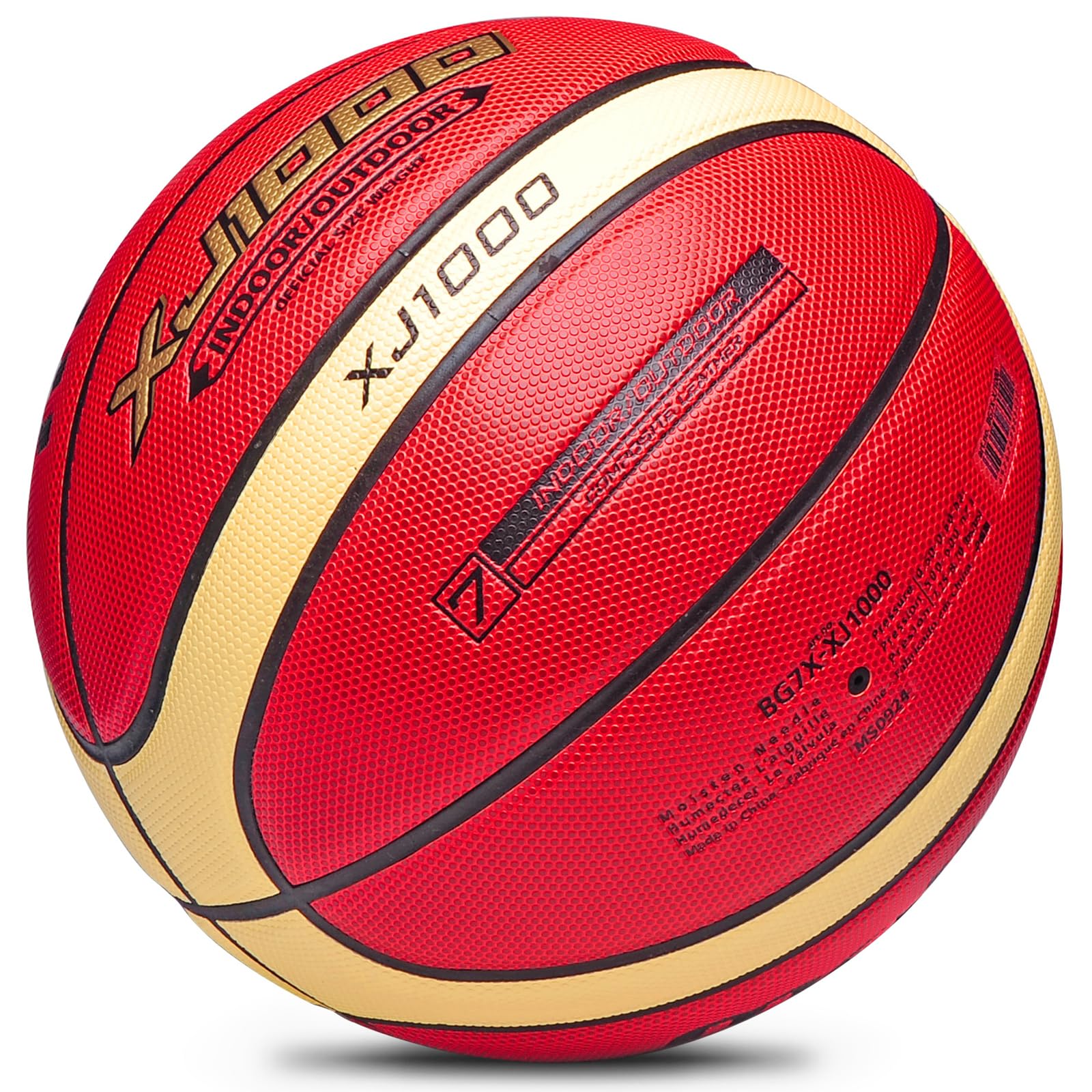 M.A.K XJ1000 Basketball Size 5-7 - Durable Indoor/Outdoor Training Ball for Courts & Backyard