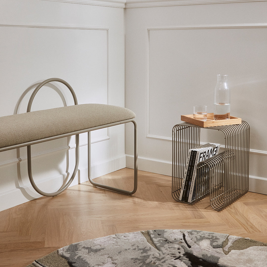 Aytm Angui Bench - Modern Wooden Bench for Living Room, Bedroom, or Entryway - Perfect for Home Decor and Seating