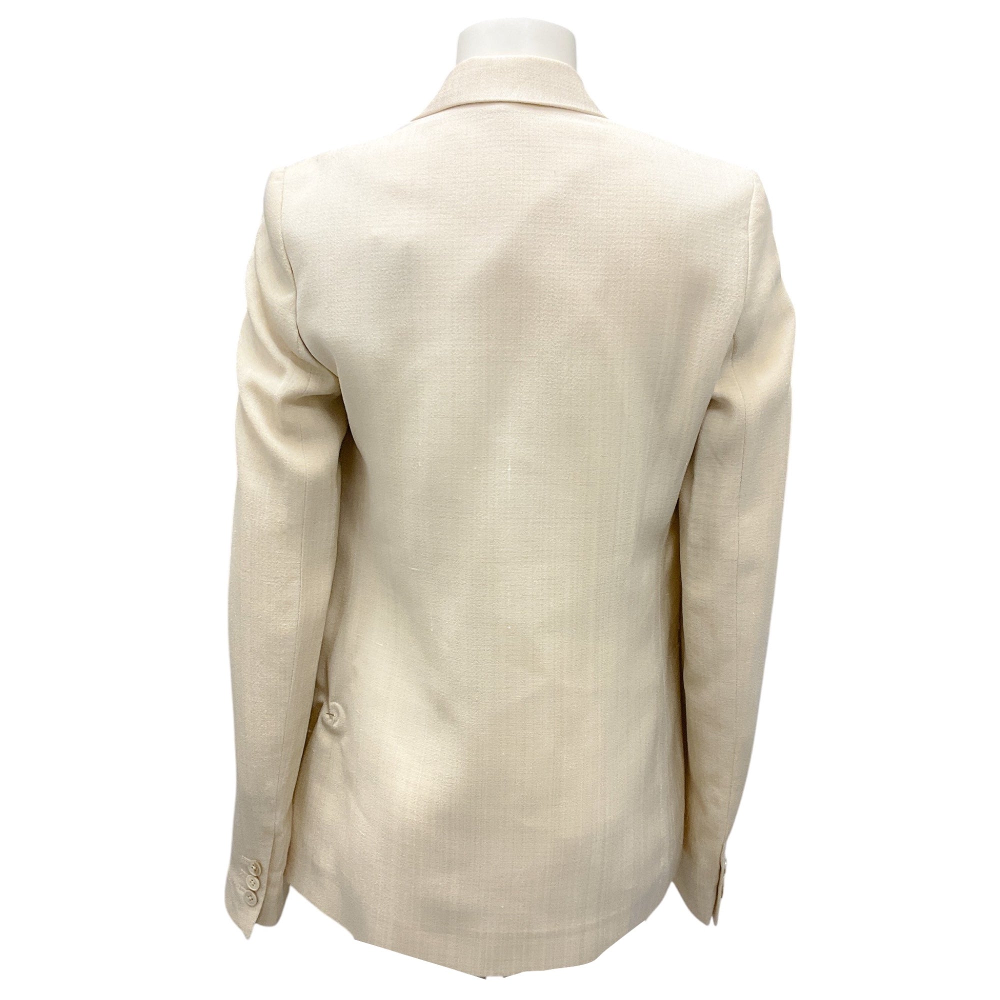 Petar Petrov Beige Classic Blazer for Women | Fall 2023 Collection | Elegant Office Wear & Formal Occasions
