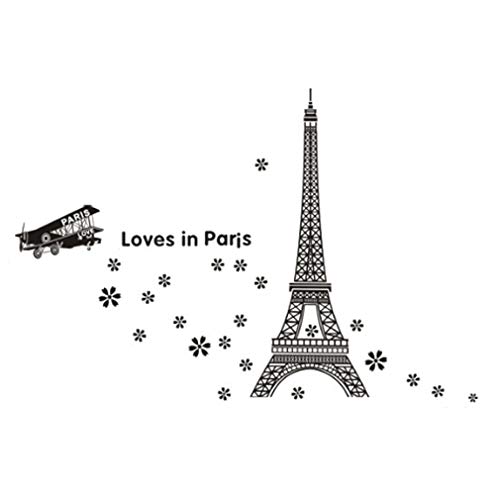 English Letters Eiffel Tower Flowers