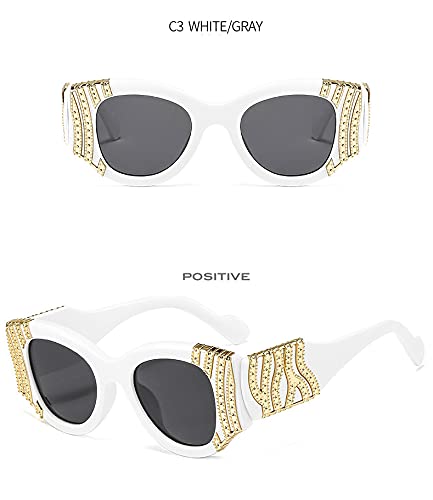 Stylish Gold Wave Sunglasses for Women & Men - UV Protection, Polarized, Fashionable - Perfect for Beach, Driving & Outdoor Activities