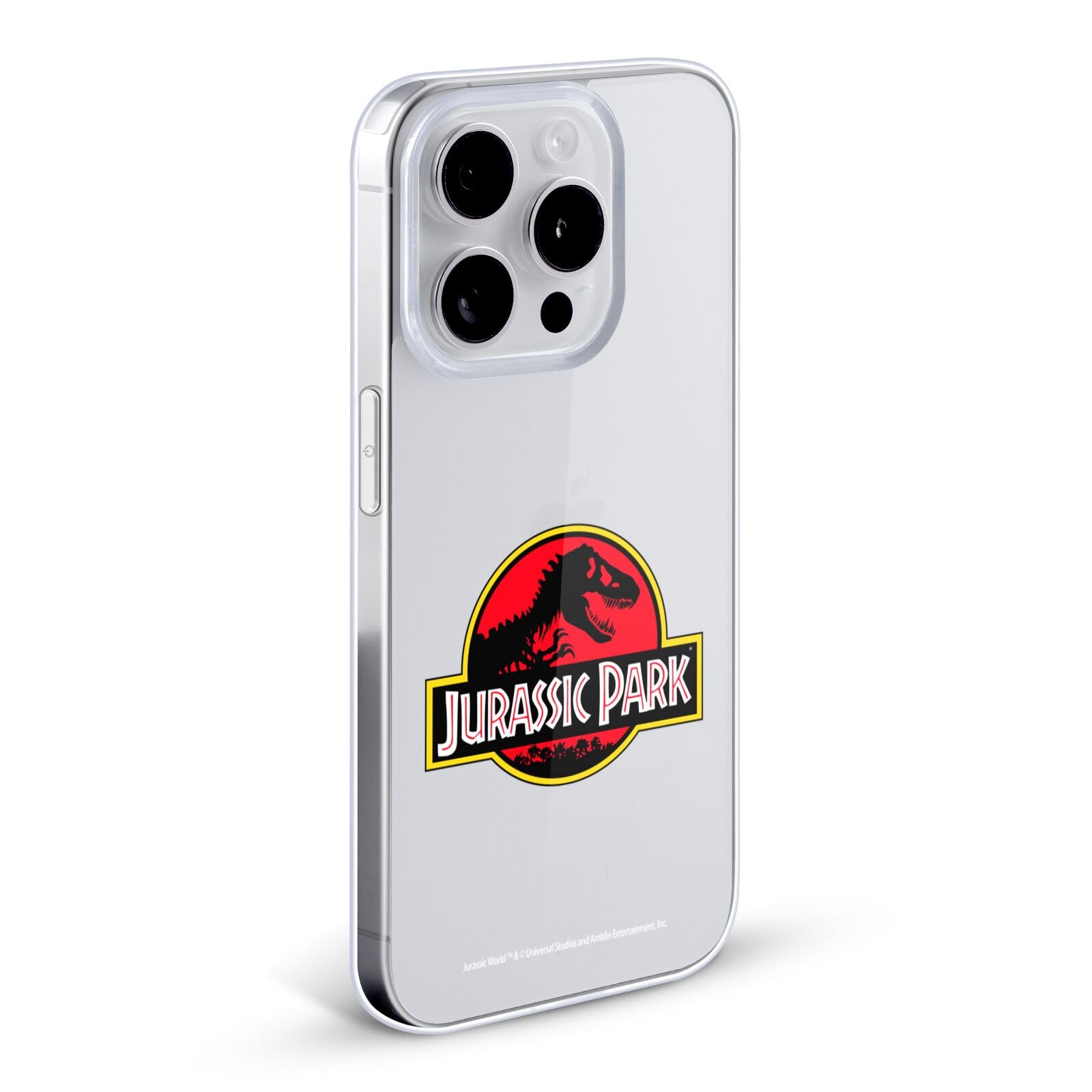 Officially Licensed Jurassic Park Logo Soft Gel Case for Apple iPhone 11 Pro - Durable Protective Phone Cover with Premium Grip, Perfect for Movie Fans, Collectors and Everyday Use