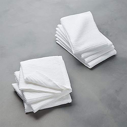 Premium White Bar Towels 12 Pack - 16