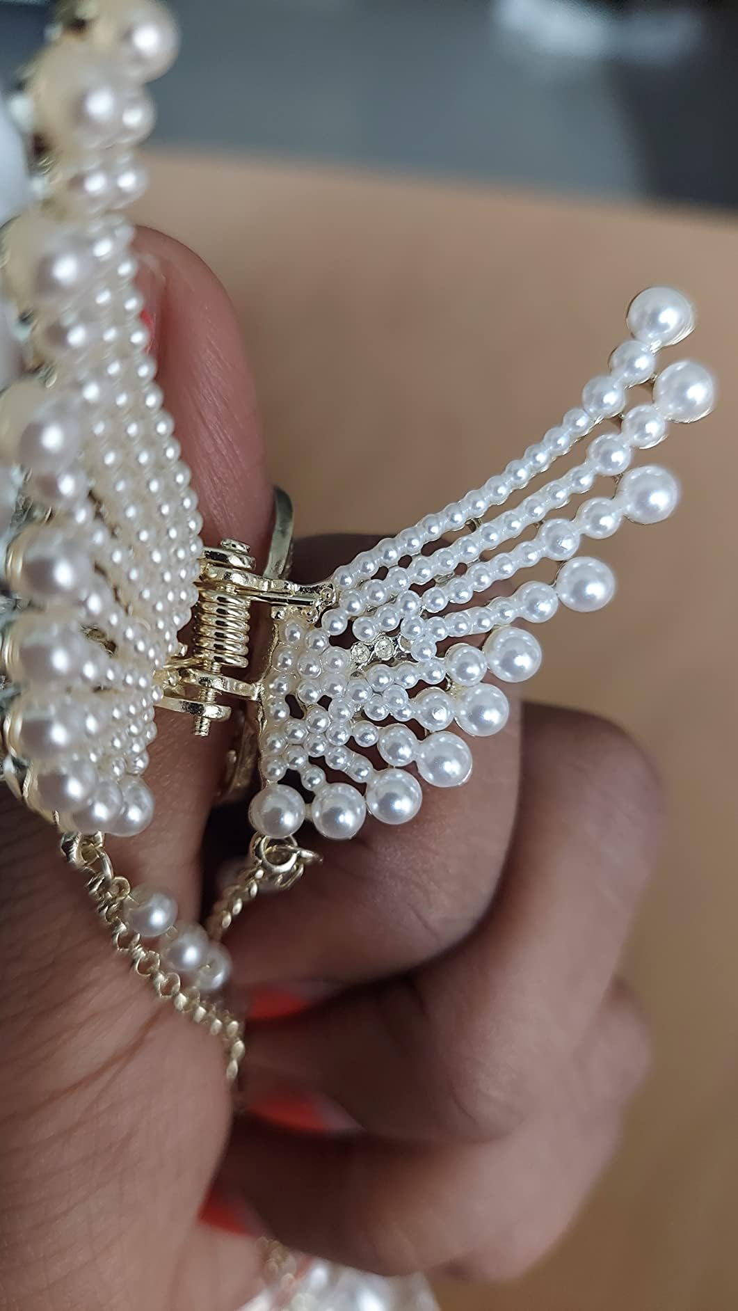 SHREYA-FASHION Stylish Butterfly Hair Clip for Women - Elegant Bridal Hairpin, Wedding & Party Hair Accessory, Hairstyle Decoration Brooch (Style-4) - Perfect for Bridal Looks, Prom, Date Night & Special Occasions