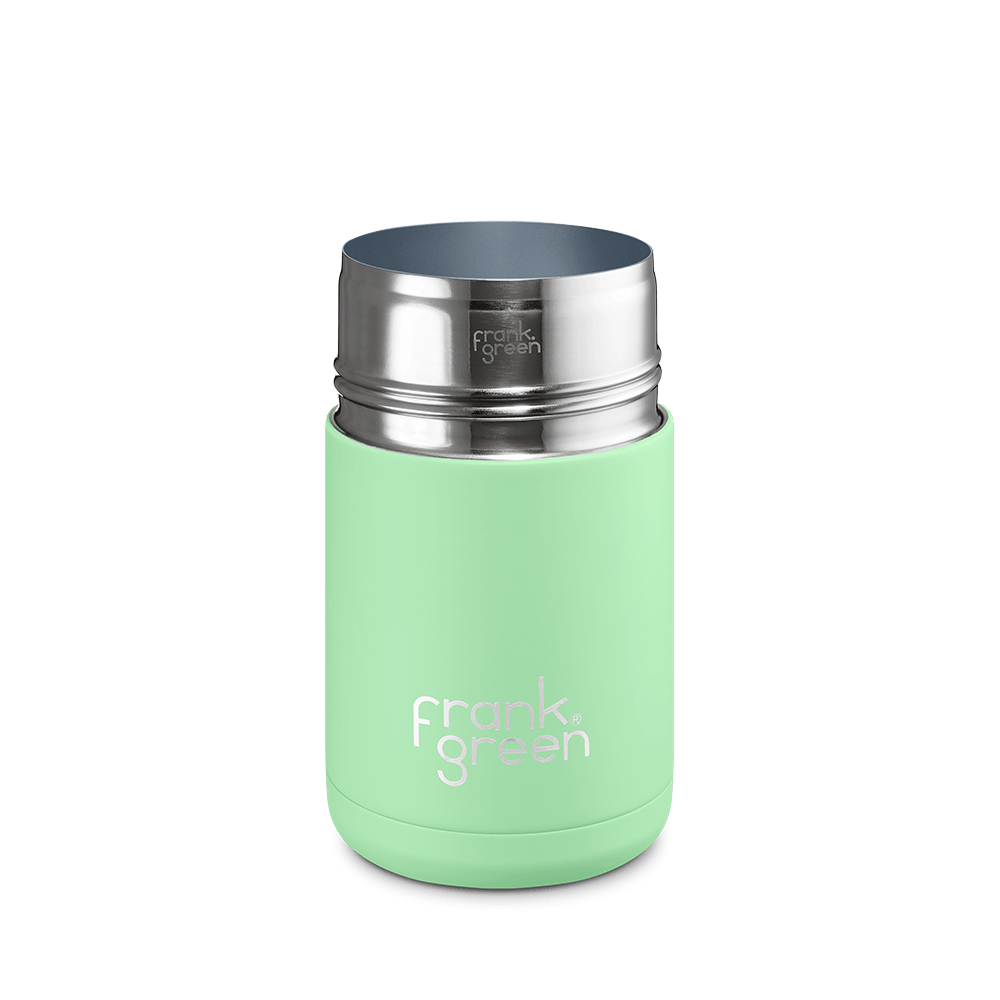 Eco-Friendly Ceramic Reusable Coffee Cup with Lid - 10oz (295ml) - Perfect for Home, Office & Travel Use