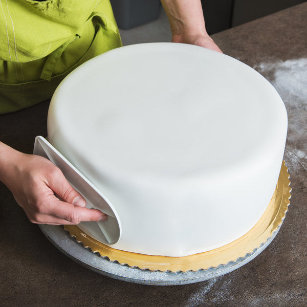 ATECO Round Top Fondant Smoother - Professional Cake Decorating Tool for Smooth Icing & Fondant - Perfect for Wedding Cakes, Birthday Cakes & Baking Projects