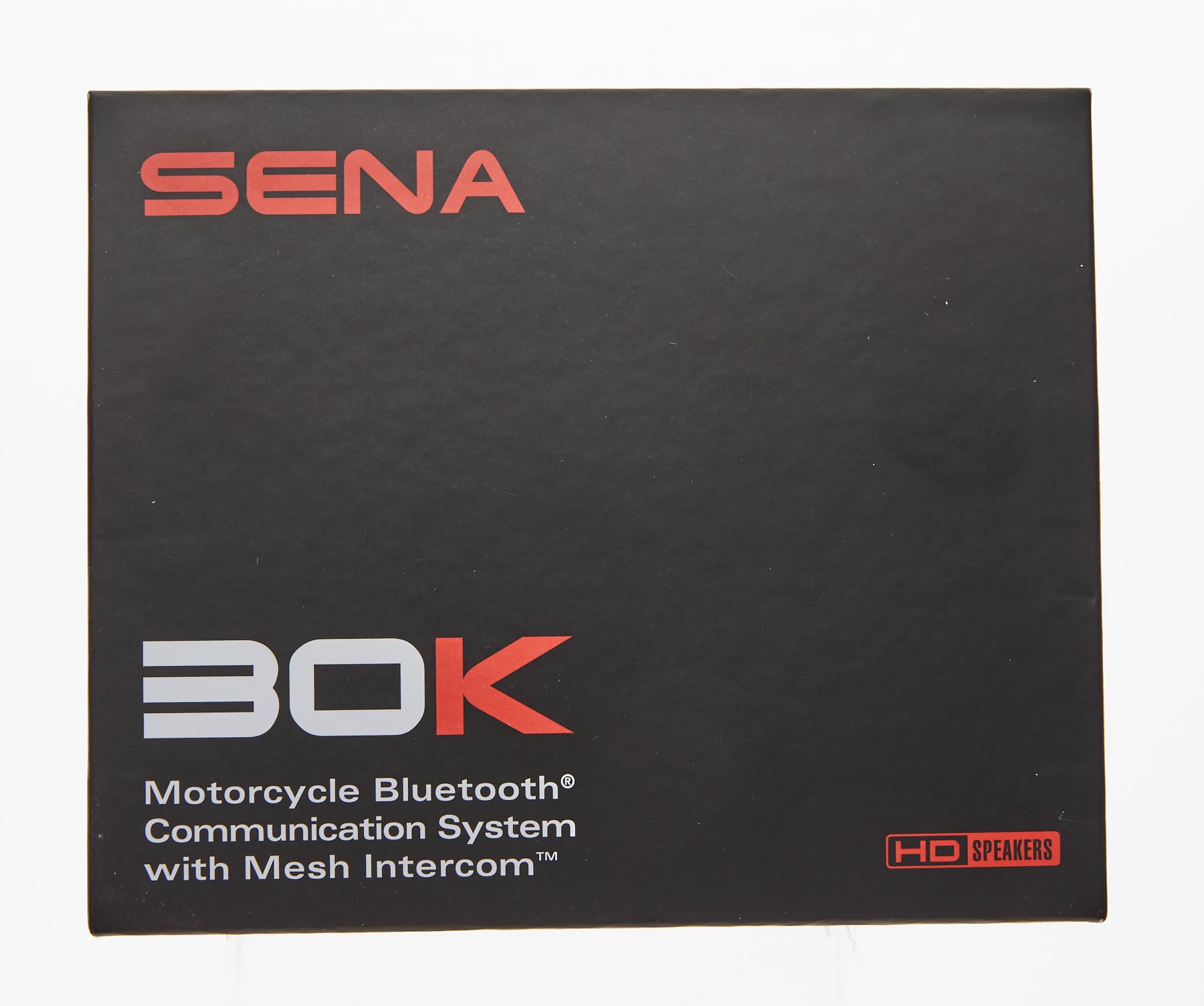 Sena 30K Motorcycle Bluetooth Headset - Black Mesh Intercom System with HD Speakers for Group Riding (Single Pack) | Perfect for Motorcycle Tours, Commuting & Adventure Riding