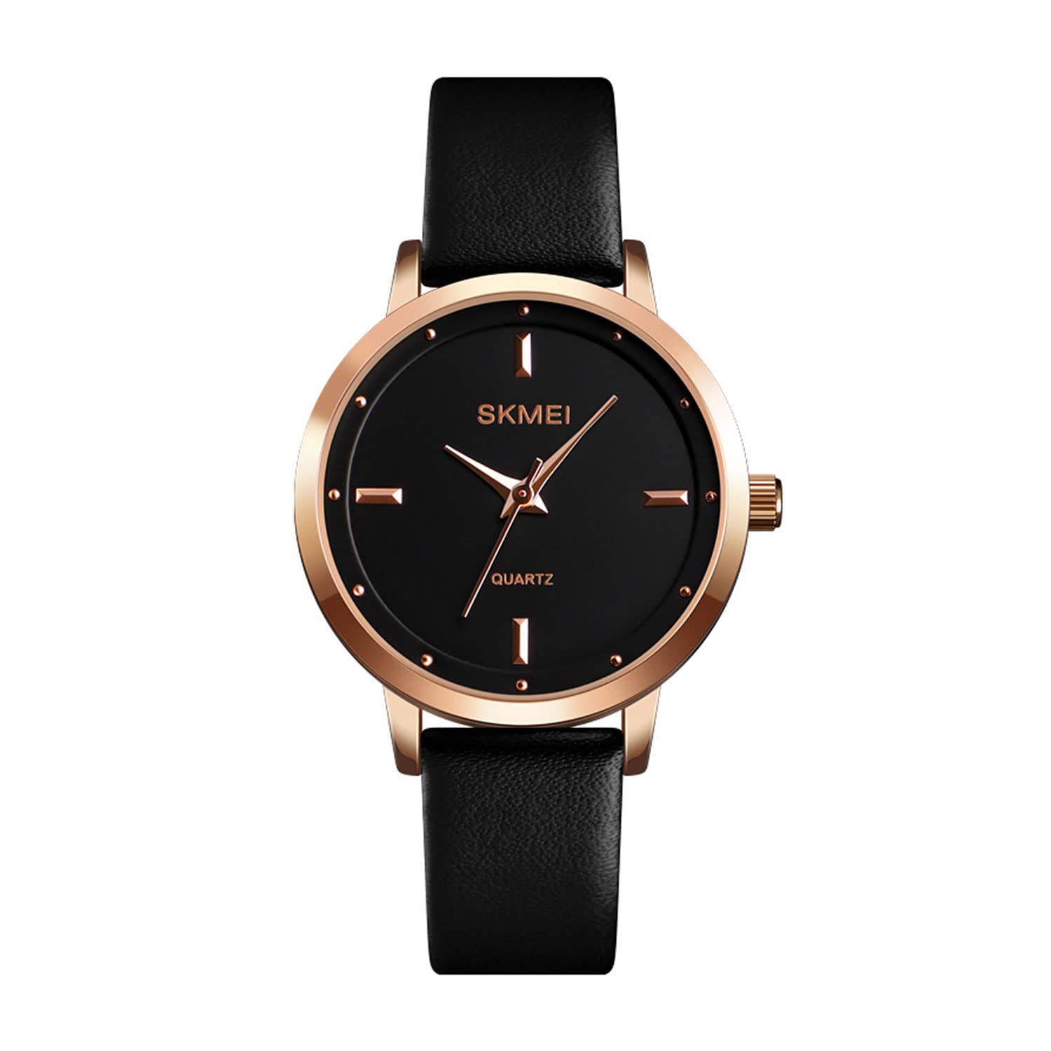 Women's Waterproof Watch - Light Leather Band, Ultra-Thin Minimalist Design for Casual & Fashion Use