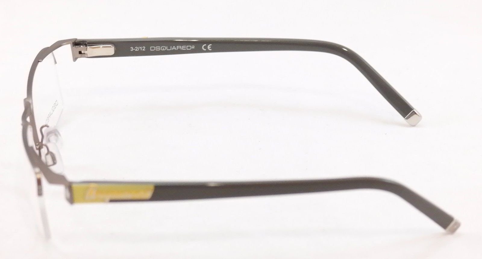 Dsquared2 DQ5069 015 Gray Plastic & Metal Eyeglasses Frame - High Quality 53-18-140 Size | Stylish Unisex Glasses for Fashion & Everyday Wear