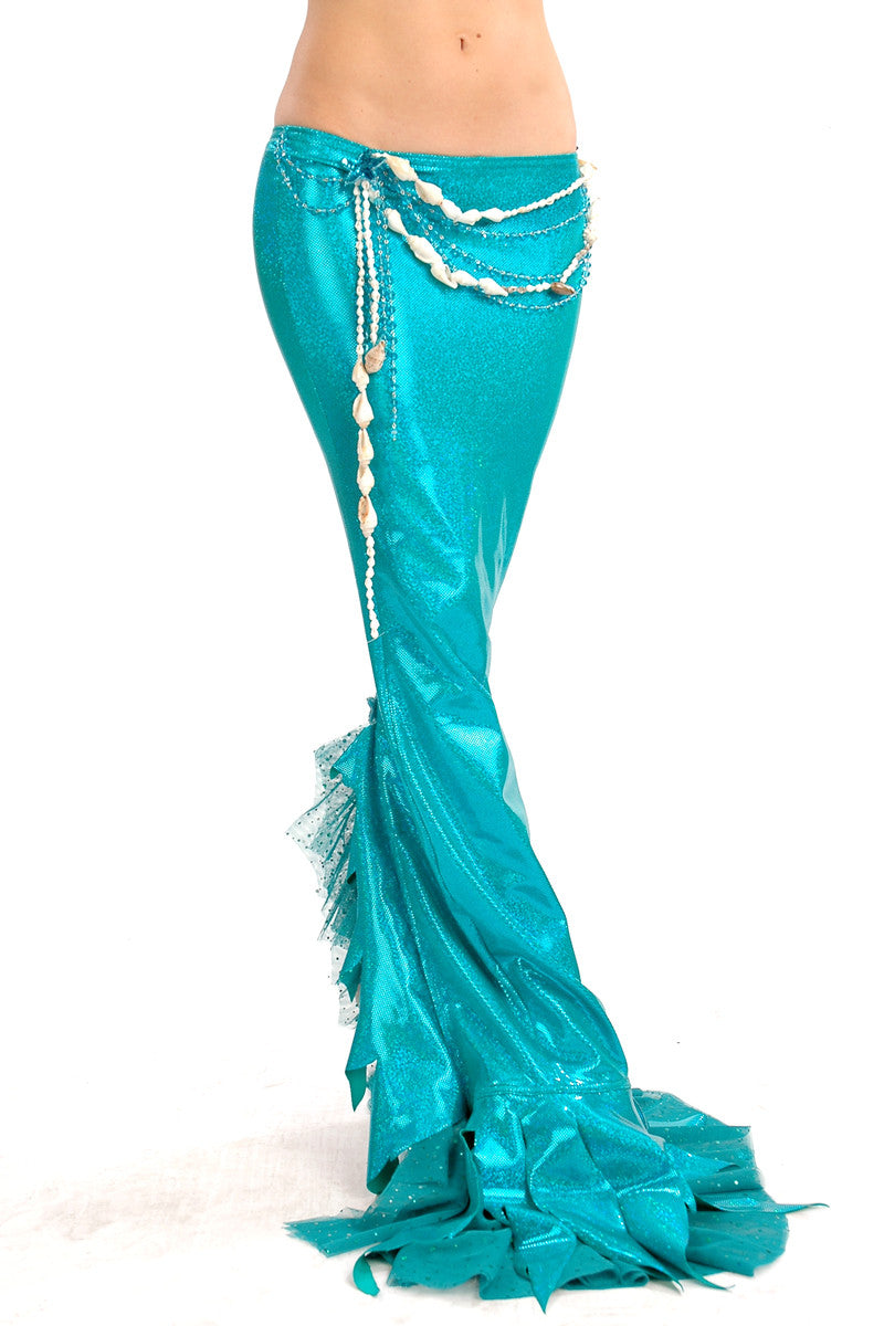 Lil' Mermaid Skirt for Girls - Sparkly Sequin Tutu Dress for Kids Dance Costume & Birthday Party Outfit | Perfect for Ballet Recitals, Halloween, Princess Dress Up & Photo Shoots