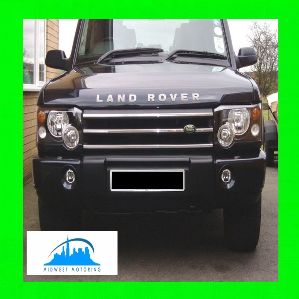2003-2004 Land Rover Discovery Chrome Grill Trim Replacement - OEM Style Front Grille Cover for 03-04 Discovery SE7 | Perfect for Off-Roading & Car Customization