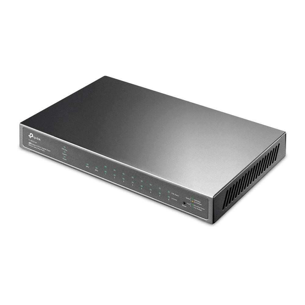 TP-Link Jetstream 8-Port Gigabit Smart Switch (TL-SG2008) - L2/L3/L4 QoS, IGMP Snooping, Fanless Design & Centralized Management - Ideal for Home Office & Small Business Networking
