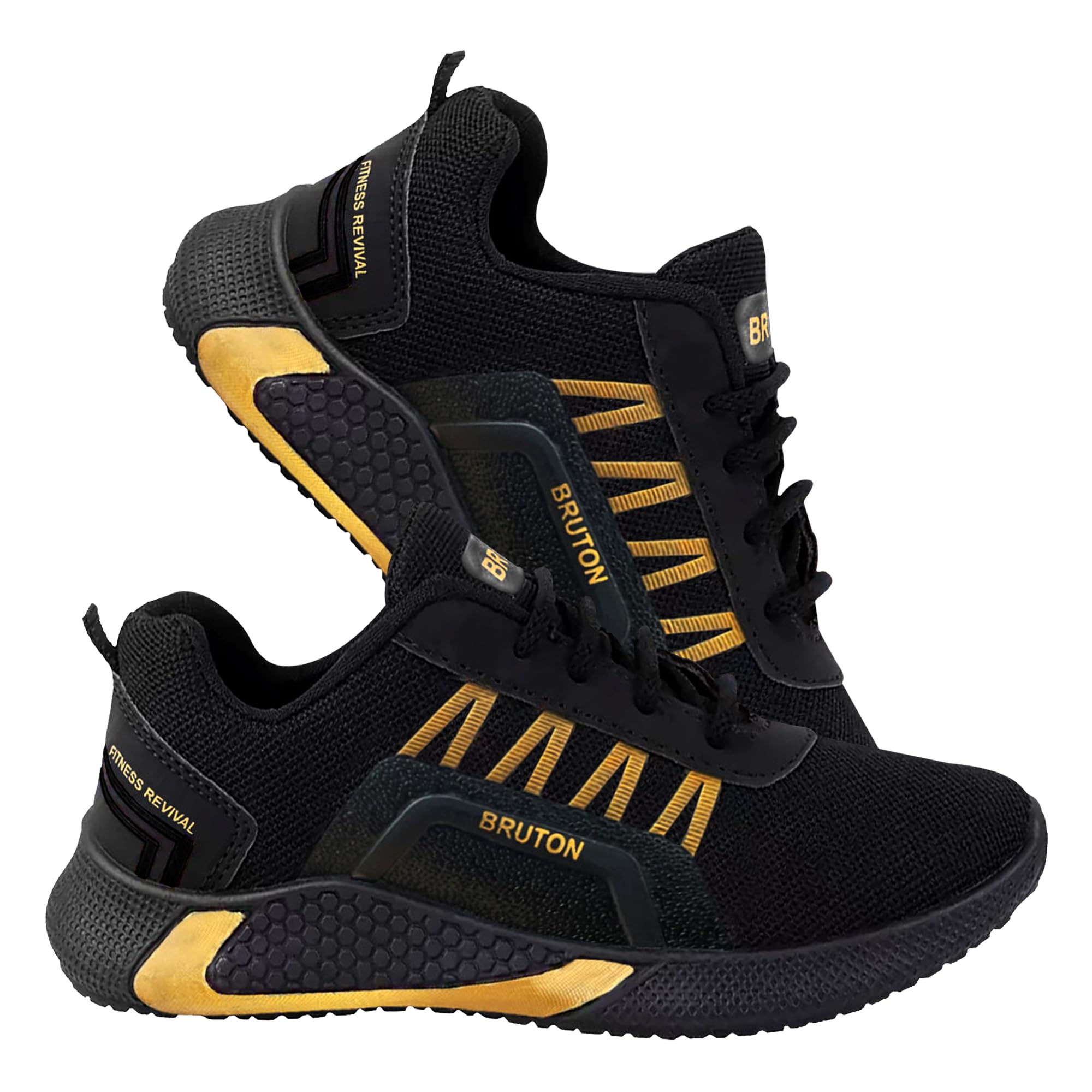 BRUTON 2-Pack Trendy Casual & Sports Shoes for Men & Women - Comfortable Walking, Running, Gym Workouts & Everyday Wear