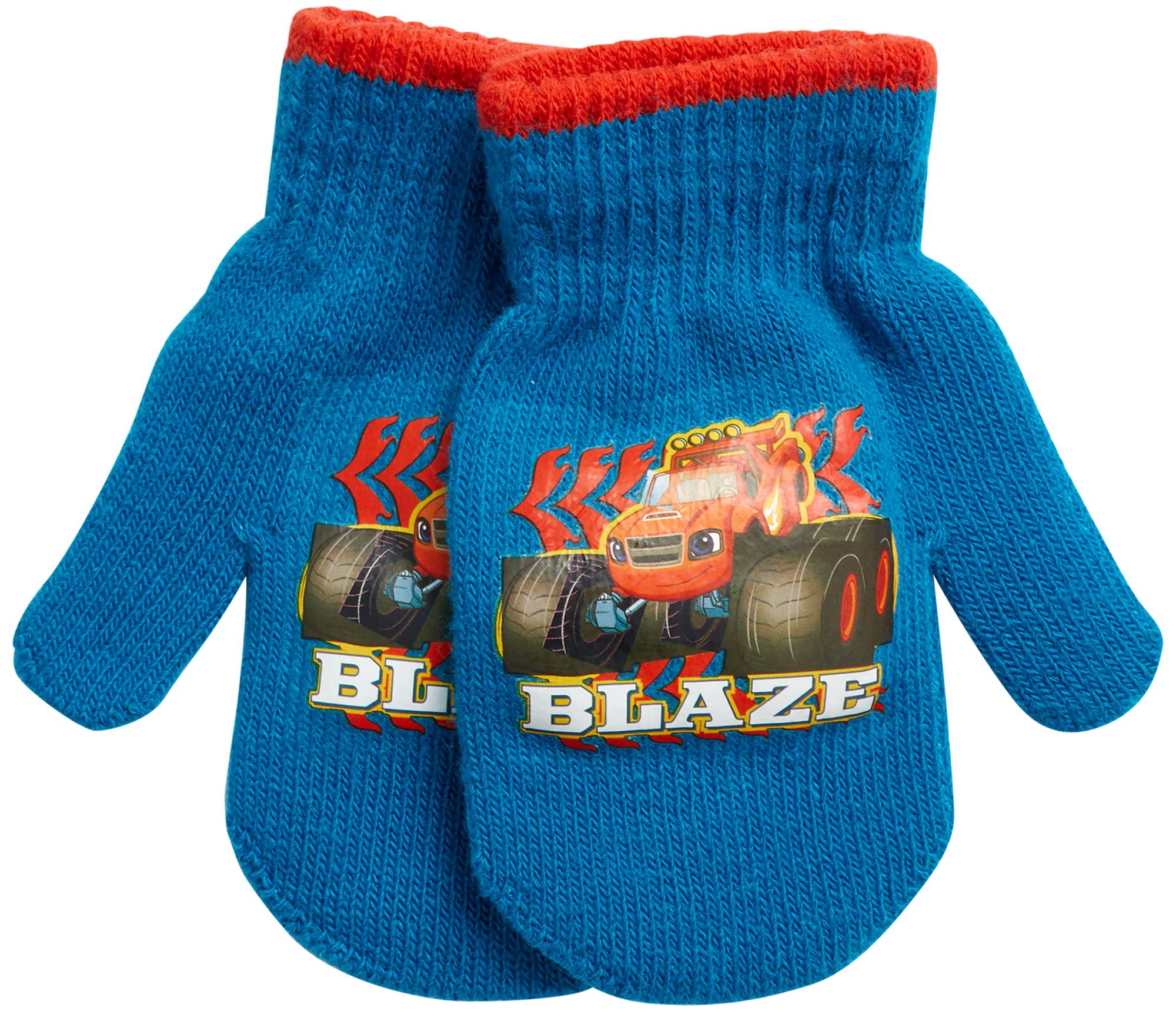 Paw Patrol & Blaze Boys Mittens Set - 4 Pack for Toddlers - Winter Play & Outdoor Fun
