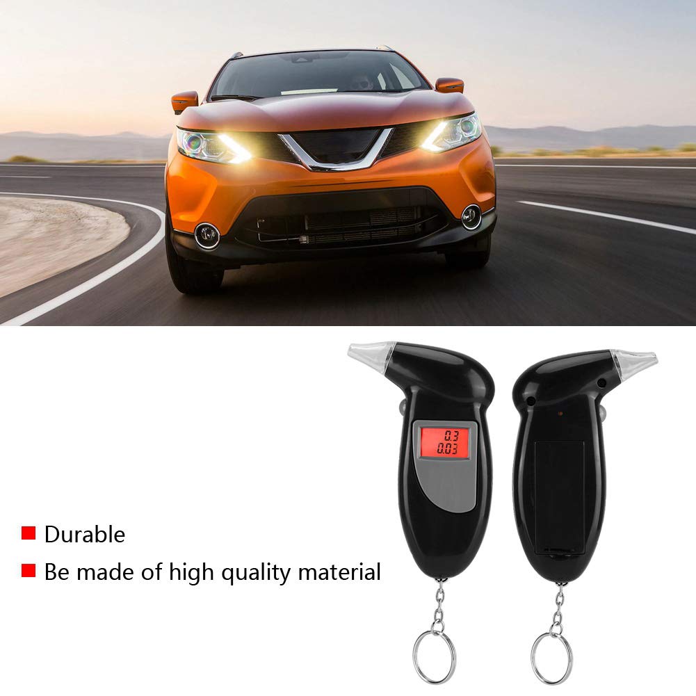 Portable Alcohol Breathalyzer with Backlight & LCD Digital Display - Accurate BAC Tester for Personal & Professional Use - Perfect for Drivers, Workplace Safety, and Home Monitoring