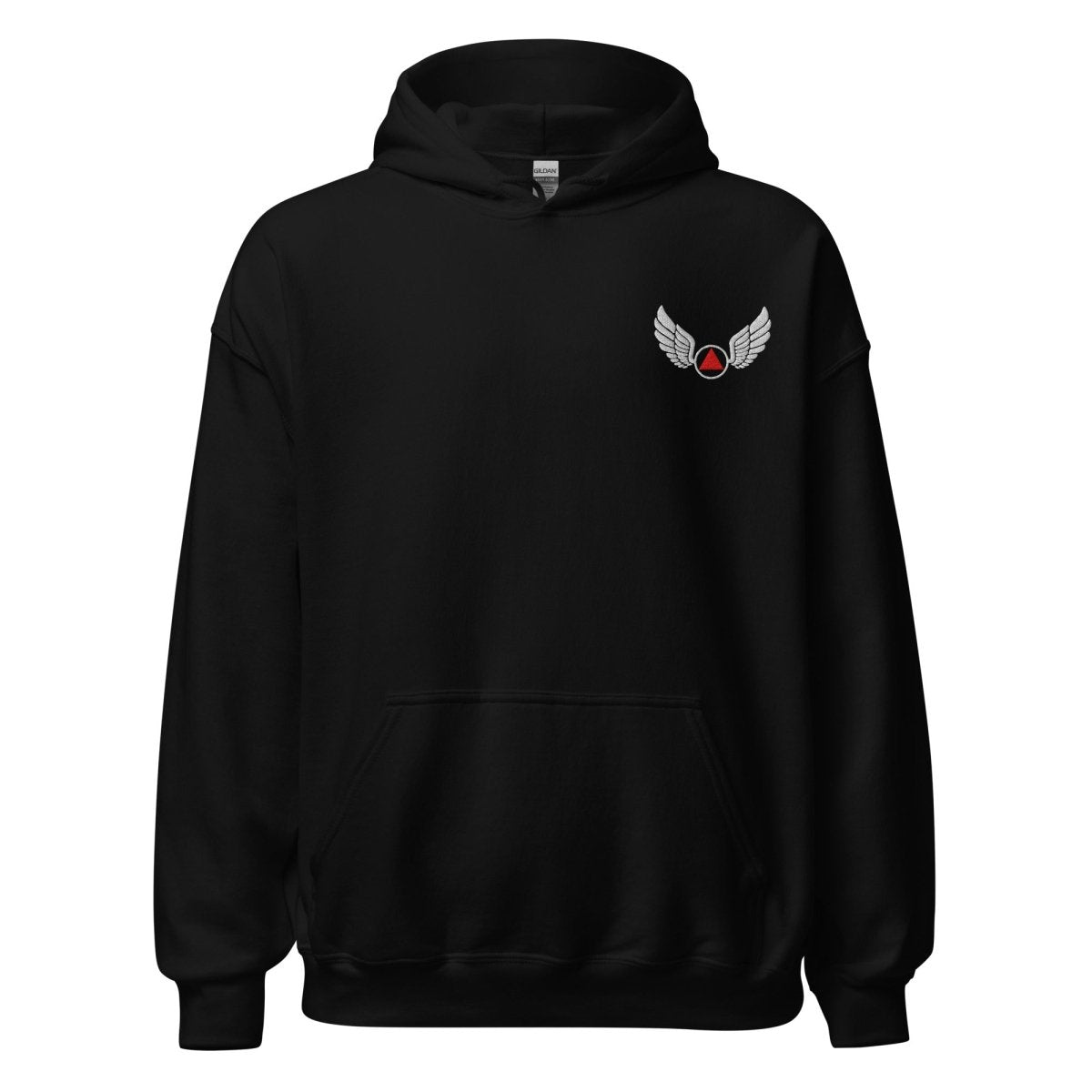Sober Translations Volume 3 Essential Hoodie - Wings of Recovery Embroidered & Back Print | Comfortable Unisex Pullover for Addiction Recovery Support & Everyday Wear