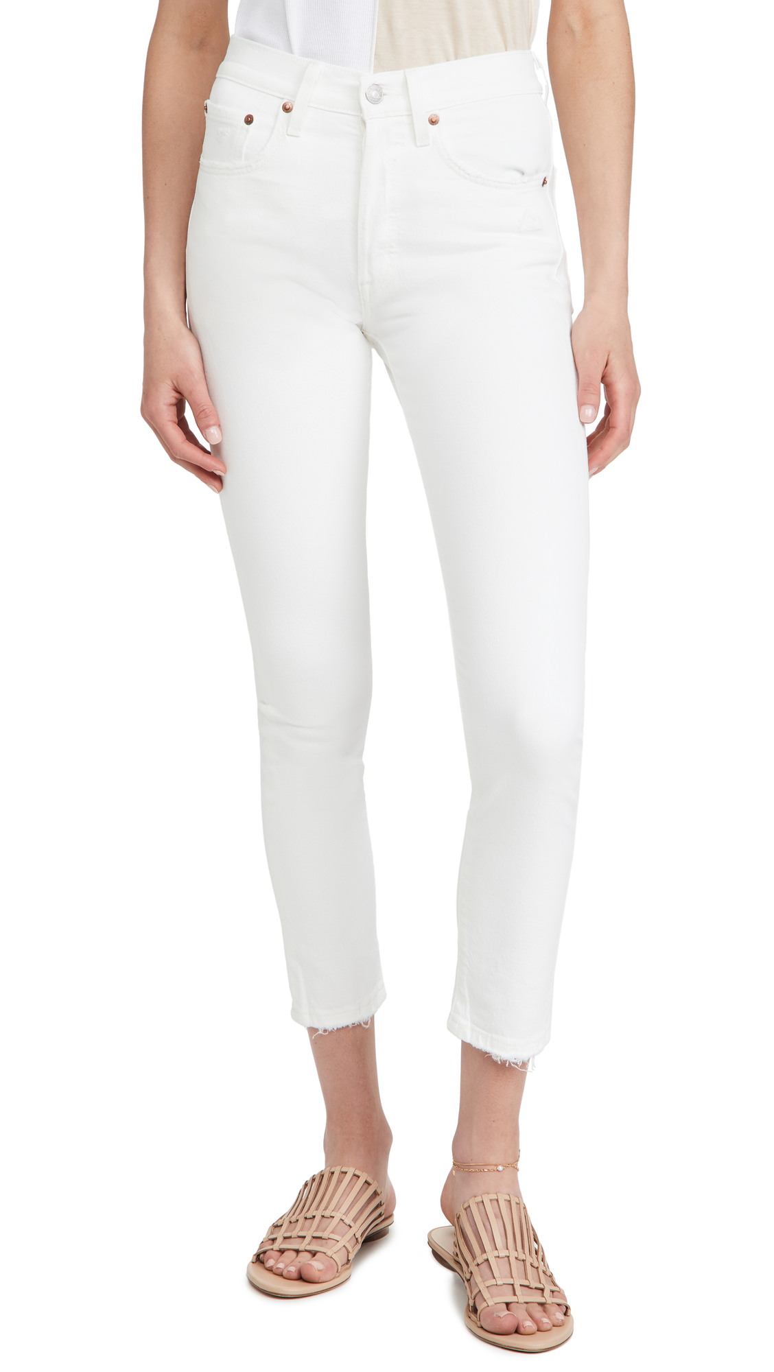 Levi's Women's Premium 501 Skinny Jeans - High Waist Stretch Denim Pants for Everyday Wear & Casual Outfits | Perfect for Work, Dating & Weekend Style