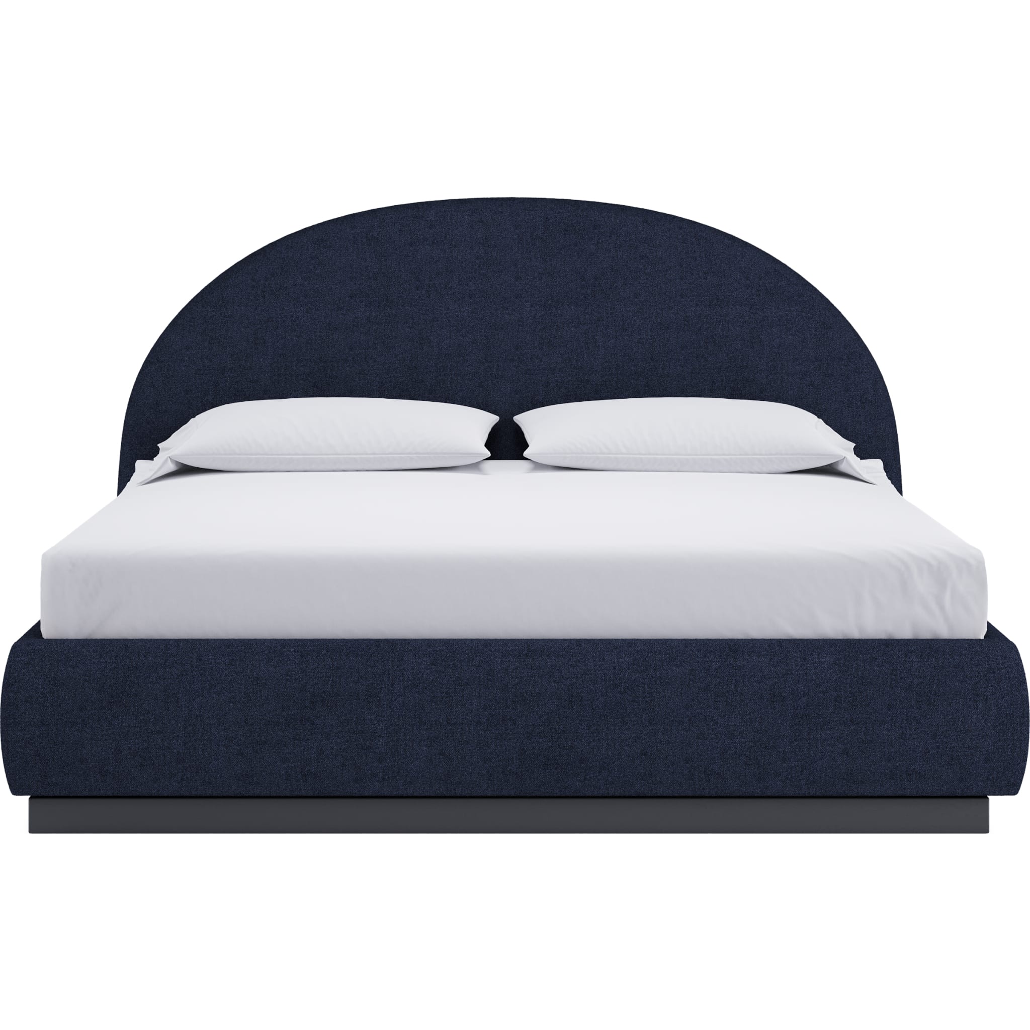 2026 Flex Upholstered Bed - Blue Jeans Chenille Fabric Queen/King Size | Modern Comfort for Bedroom, Guest Room & Dorm