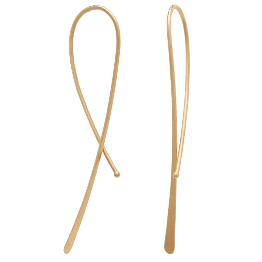 CC Swoop Hoops - Trendy & Stylish Earrings for Women | Perfect for Parties, Weddings & Everyday Wear