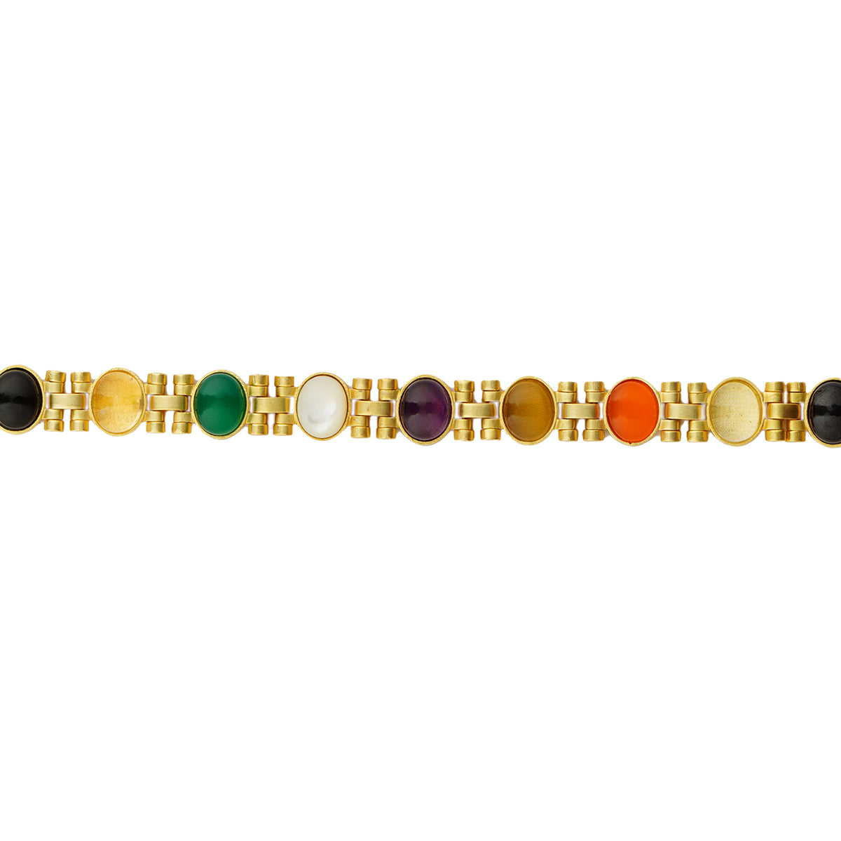 Navratna Choker Necklace with 9 Gemstones - Power Moves Spiritual Jewelry for Women | Perfect for Meditation, Yoga & Festive Occasions