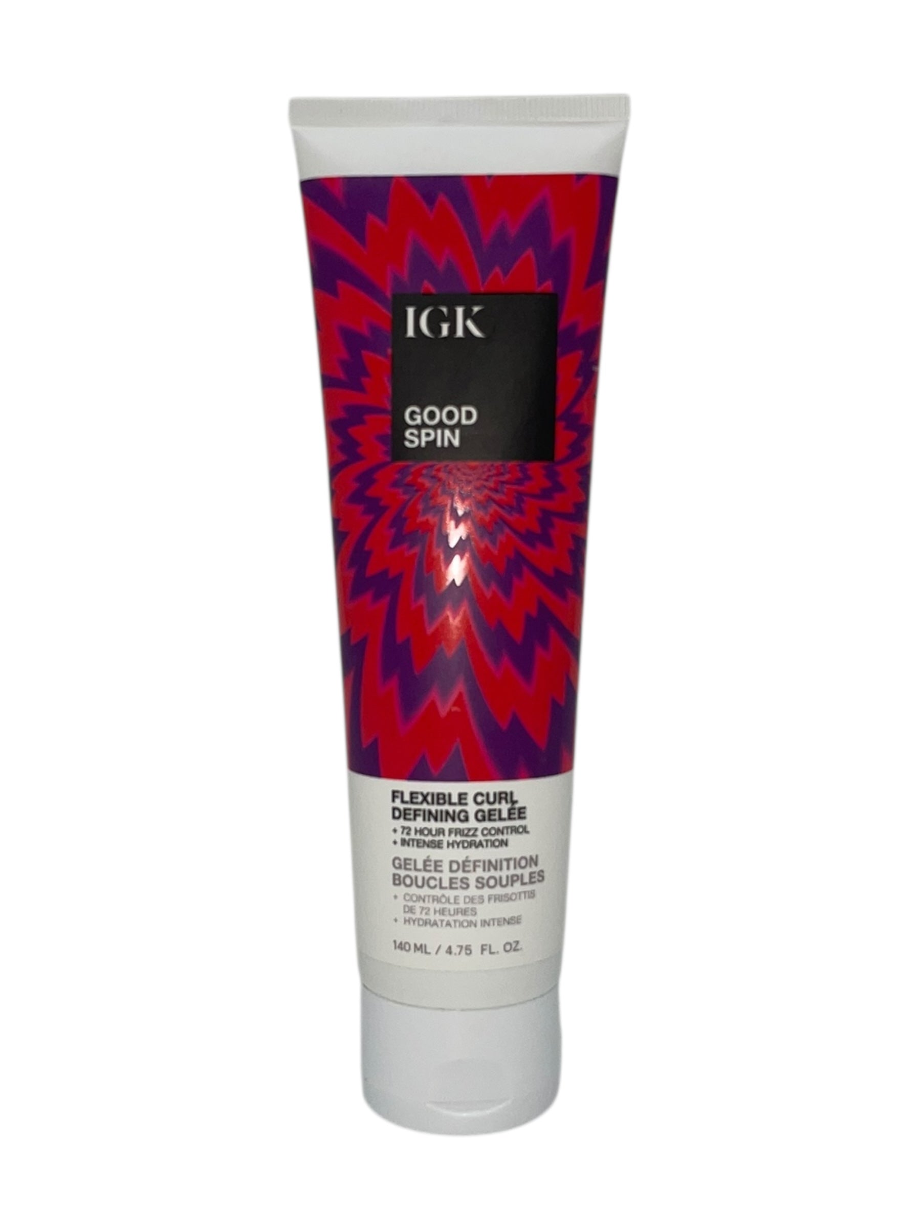 IGK Good Spin Flexible Curl Defining Gelee - 4.75 oz Hair Styling Gel for Defined Curls & Waves - Perfect for Beachy Waves, Bouncy Curls & Everyday Hold