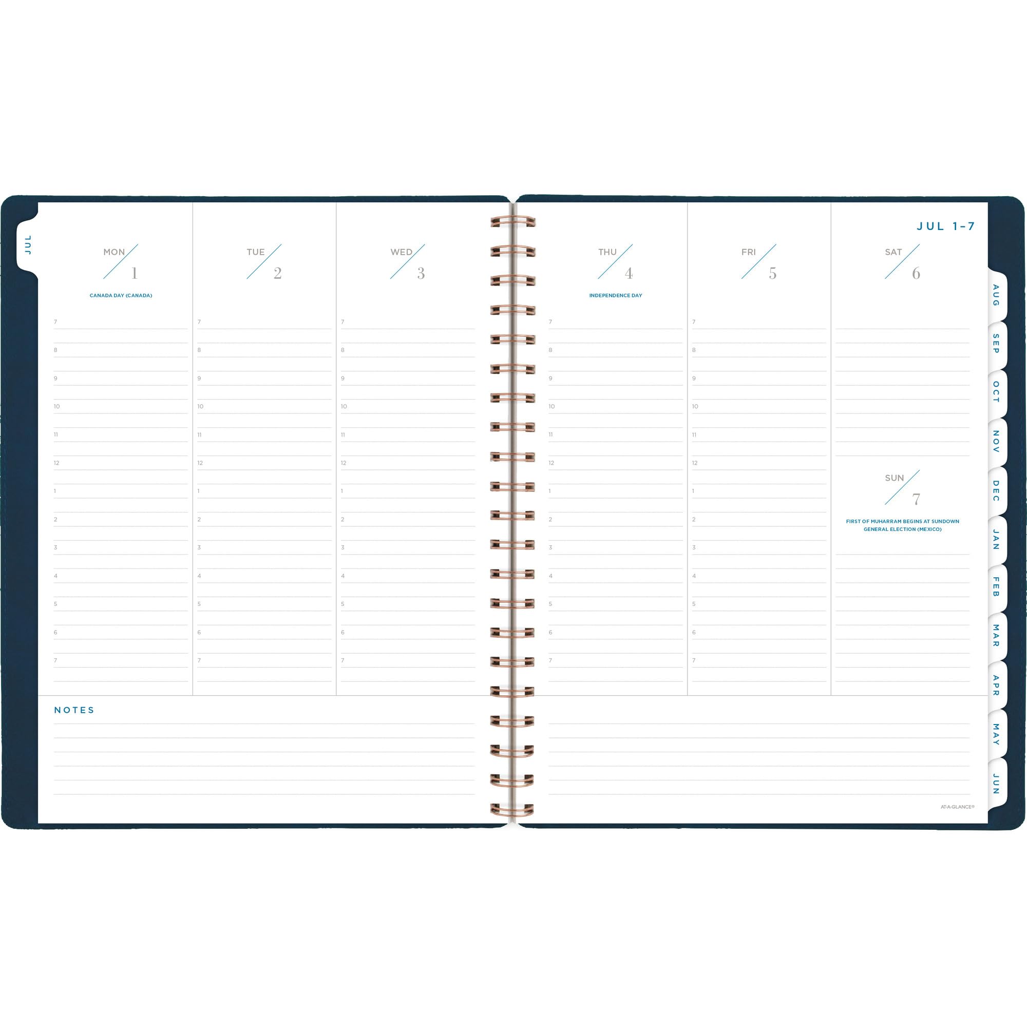 AT-A-GLANCE 2024-2025 Academic Planner - Weekly & Monthly Calendar, 8.5