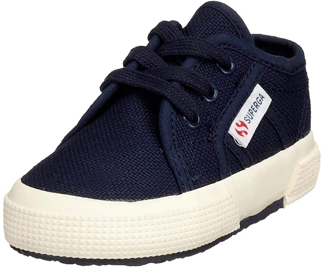 Superga Kids Fashion Sports Canvas Trainer Sneakers - Lightweight Comfortable Shoes for Boys & Girls - Perfect for School, Playground & Everyday Wear