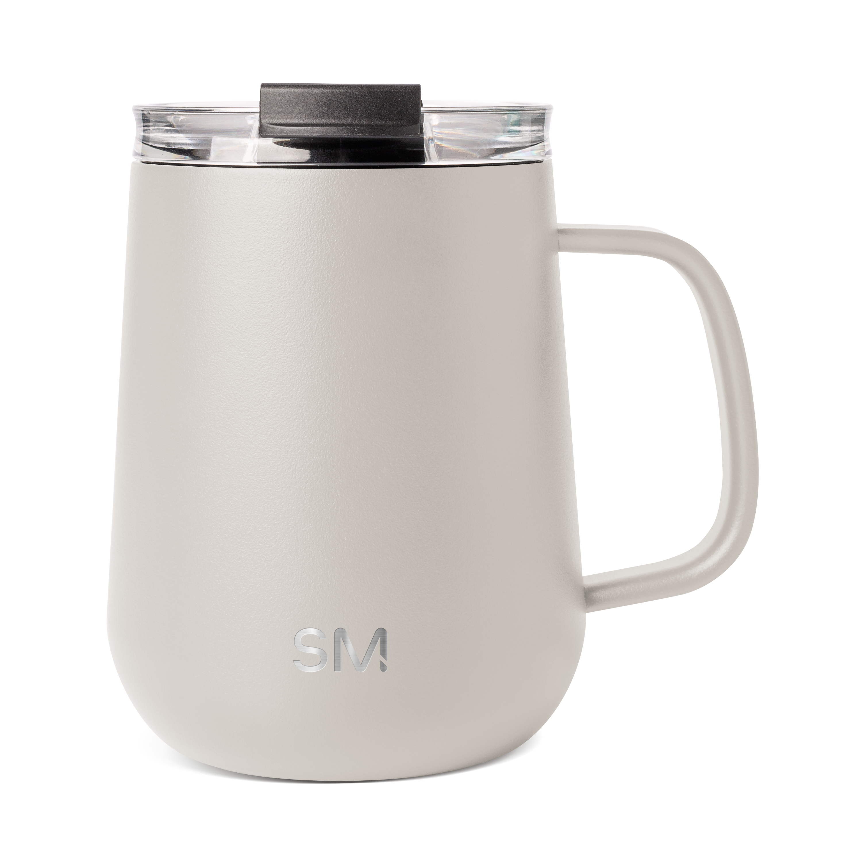 Premium 12 oz Voyager Coffee Mug with Handle - Insulated Travel Mug for Hot & Cold Drinks - Perfect for Office, Commute, and Outdoor Adventures