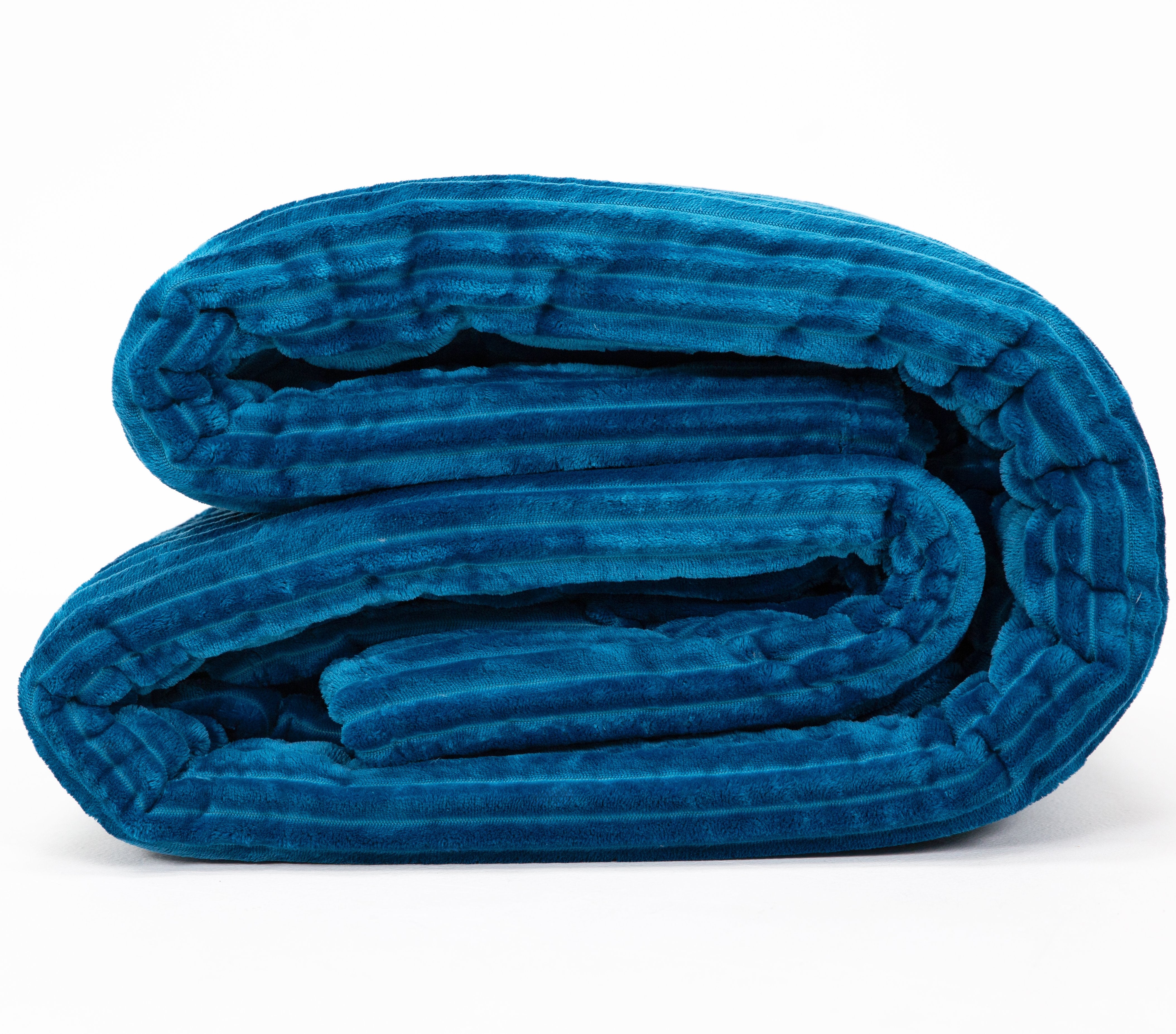 XXL Soft Plush Corduroy Blanket - Ultra Cozy Oversized Throw for Bed, Couch & Sofa - Perfect for Winter Nights, Movie Time and Home Decor