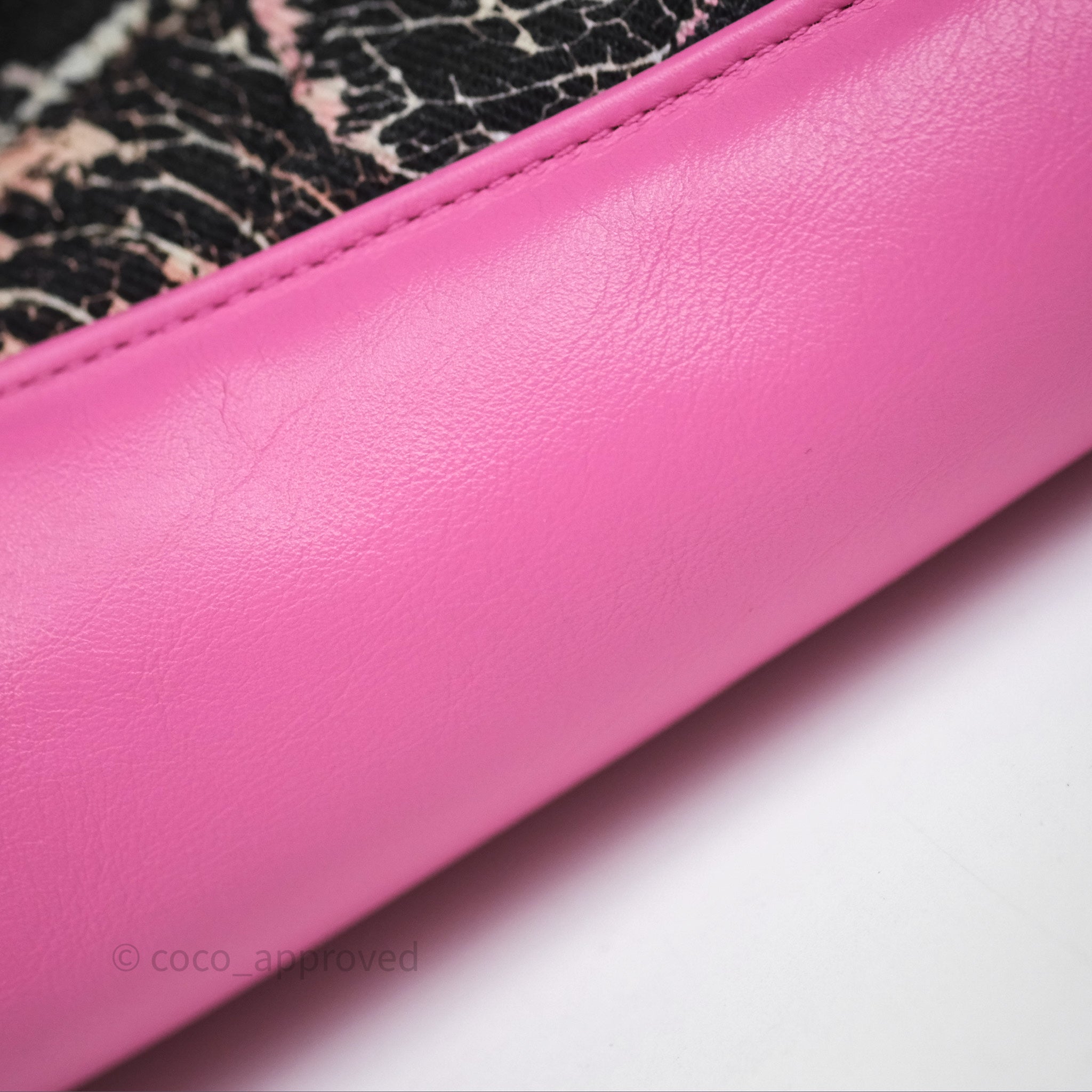 Chanel 31 Large Shopping Bag - Printed Canvas & Calfskin Leather Tote in Pink | Luxury Designer Handbag for Women | Perfect for Work, Travel & Everyday Use