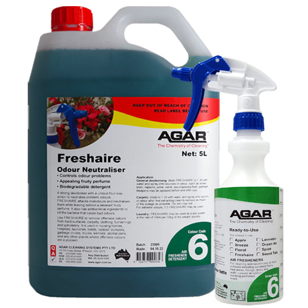 Freshaire Agar Odor Neutralizer - Eliminates Bad Smells in Home, Car, and Office - Natural Air Freshener for Fresh & Clean Spaces