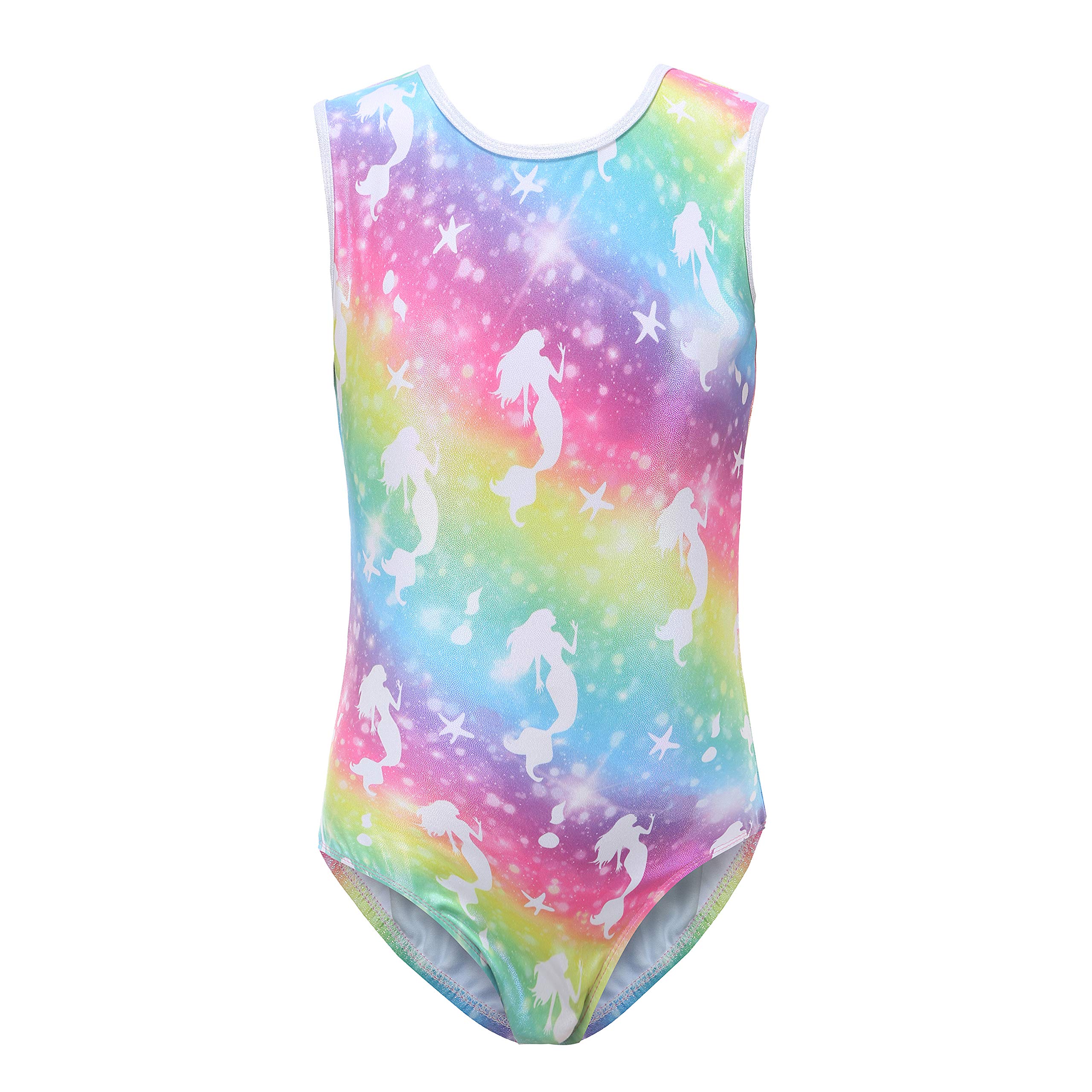 Kql Starry Girls Gymnastics Leotards for Ballet & Dance Training 5-14 Years - Sparkly Performance Costumes for Recitals & Competitions