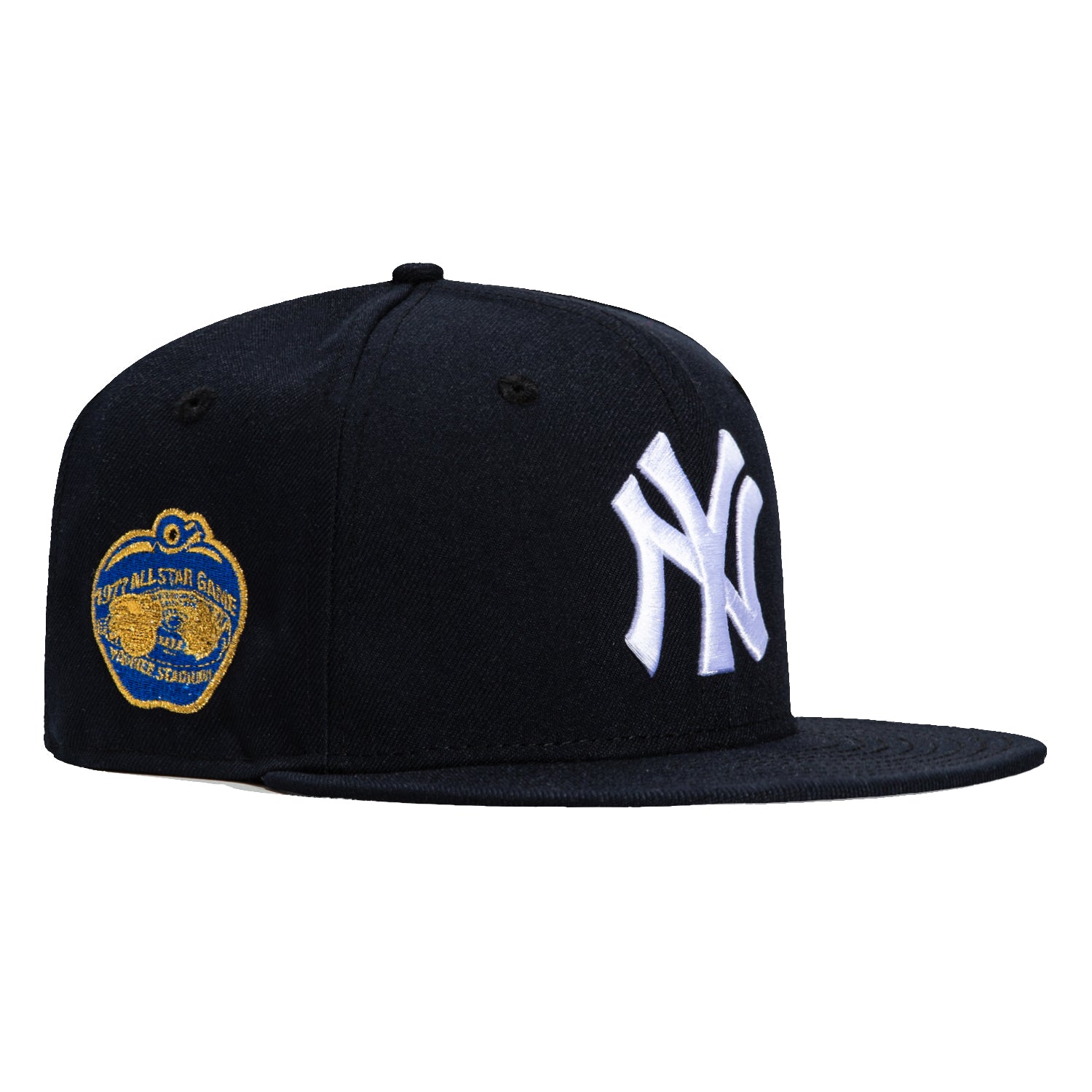 New Era 59Fifty New York Yankees 1977 All Star Game Patch Snapback Hat - Navy & Royal Blue Baseball Cap for Men - Perfect for Yankees Fans, Game Day & Streetwear Fashion