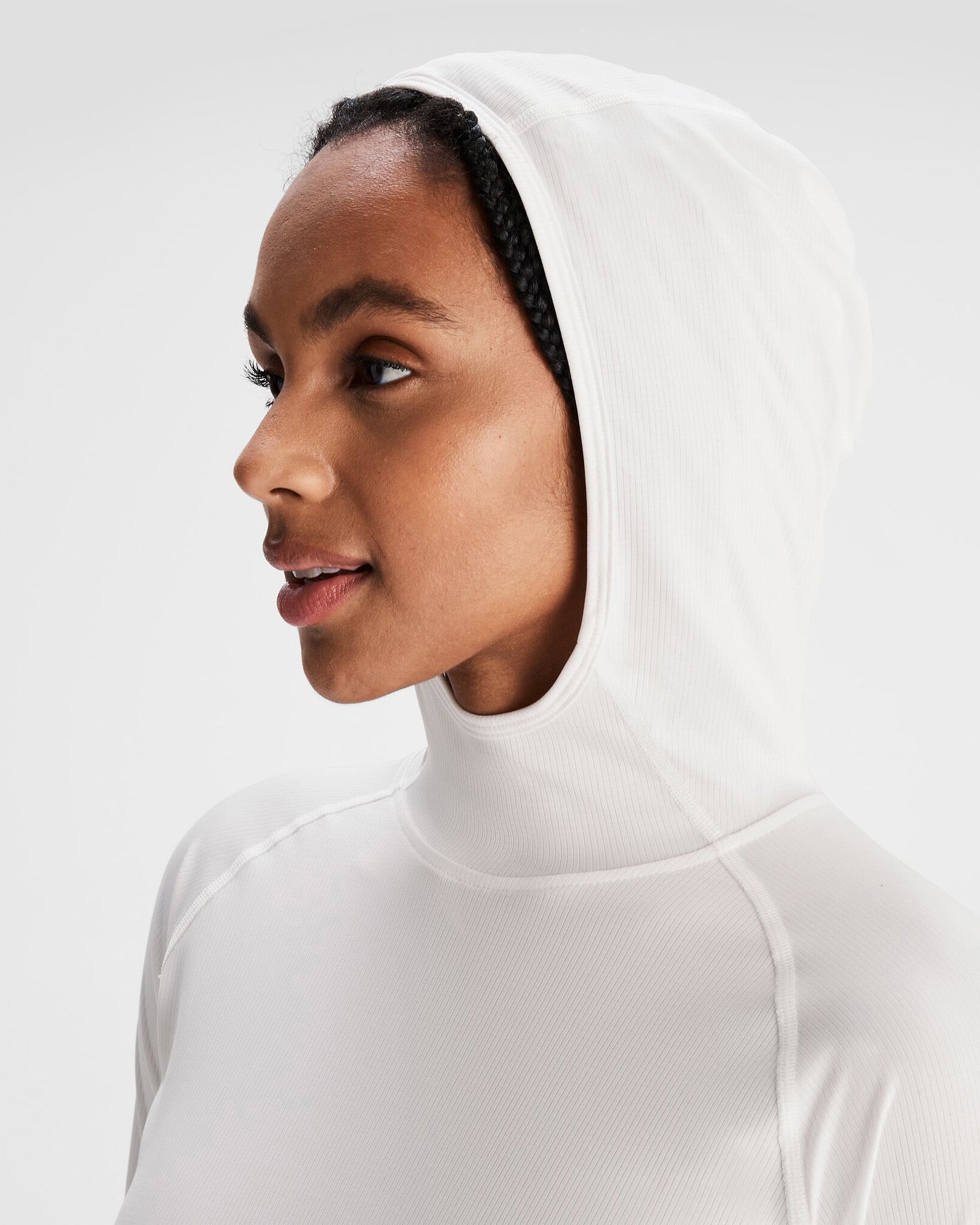 Women's SUN Stopper LT Hoodie - UPF 50+ Sun Protection, Lightweight & Breathable White Hoodie for Outdoor Activities, Hiking & Running