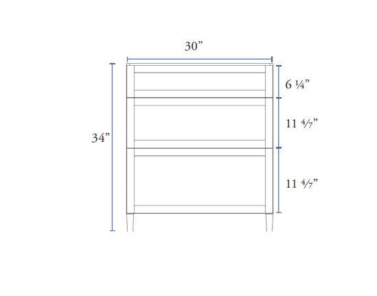 Classic 30-Inch Dresser Style Canadian Made Bathroom Vanity with Quartz Countertop - Perfect for Modern Bathroom Renovations and Small Space Solutions