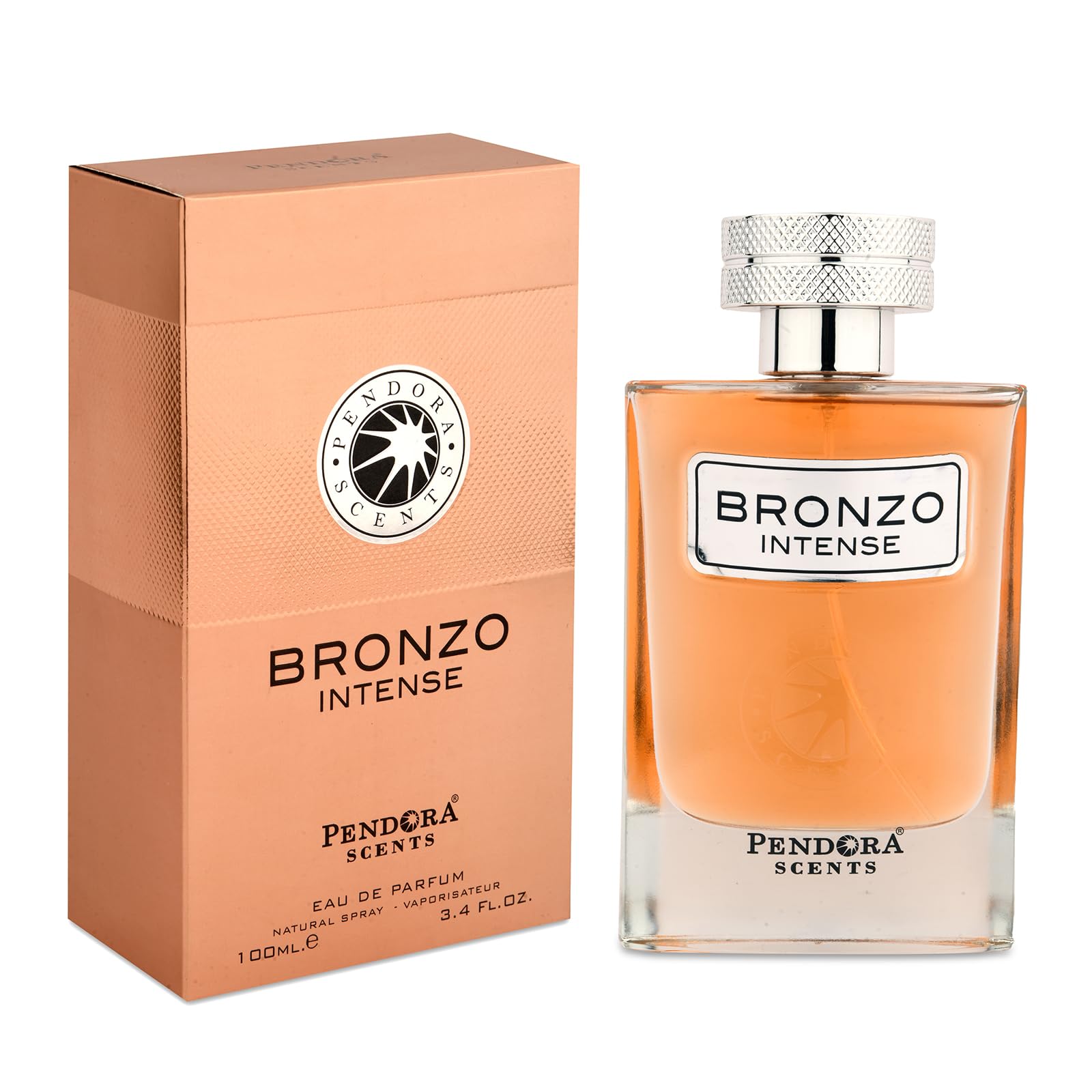 PENDORA SCENTS Bronzo Intense Eau De Parfum - 100ml Unisex Perfume | Long Lasting Luxury Fragrance for Men & Women | Alluring Sillage Scent for Date Night, Office & Special Occasions